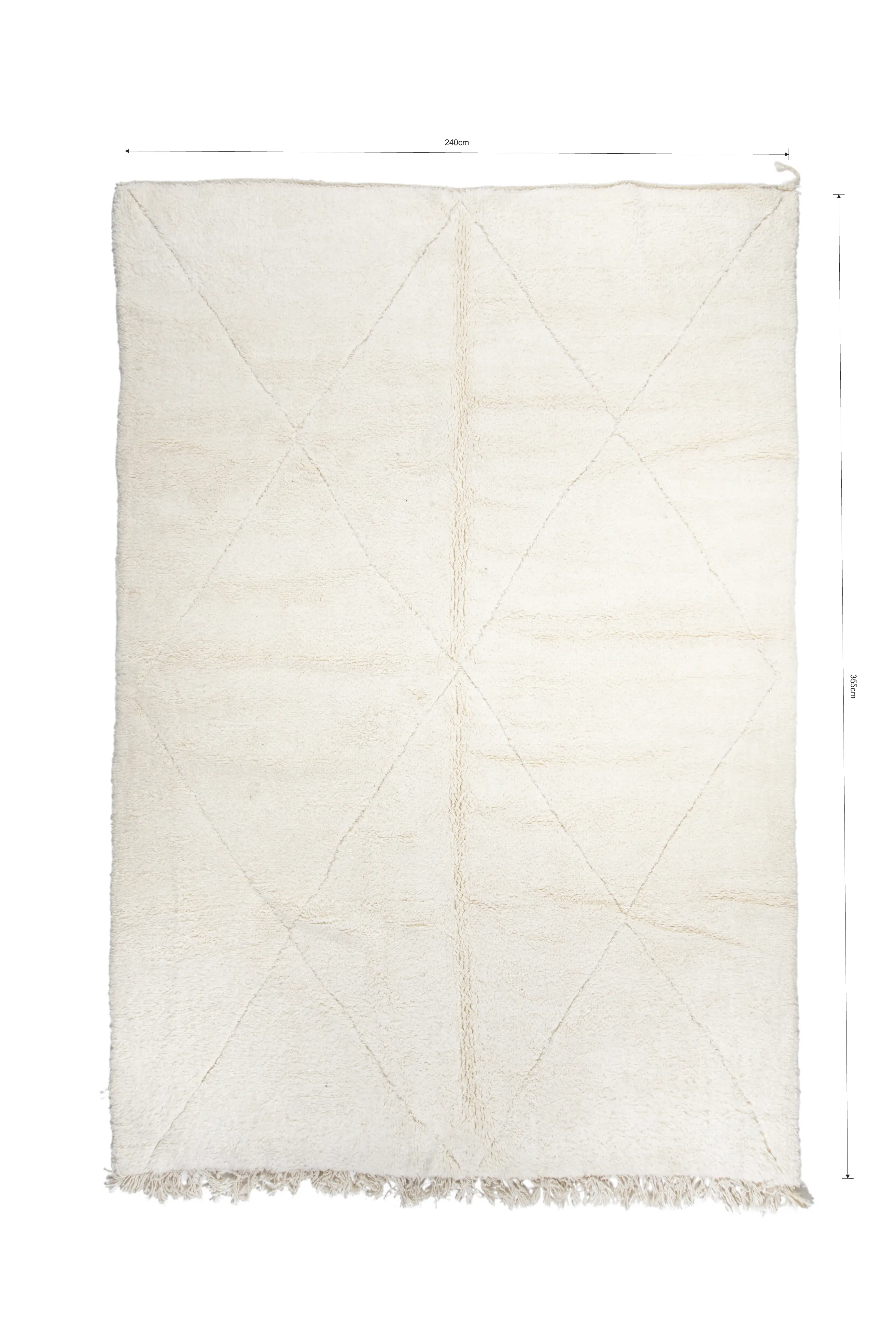 Modern Beni Ouarain Rug 346 x 242 Pre Order - Moroccan Beni Ouarain rug