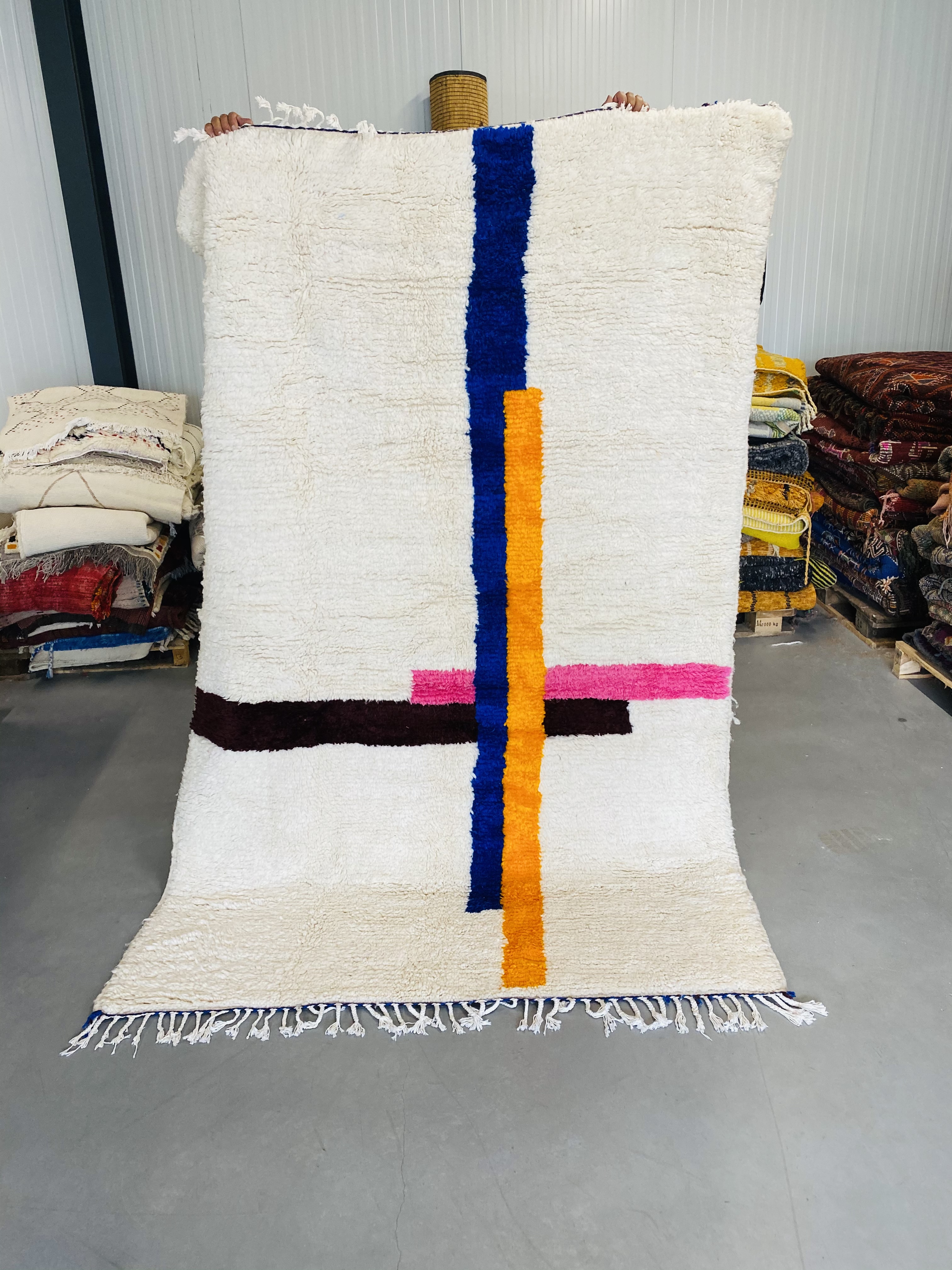 Modern Azilal 01 Customized - Moroccan Beni Ouarain rug