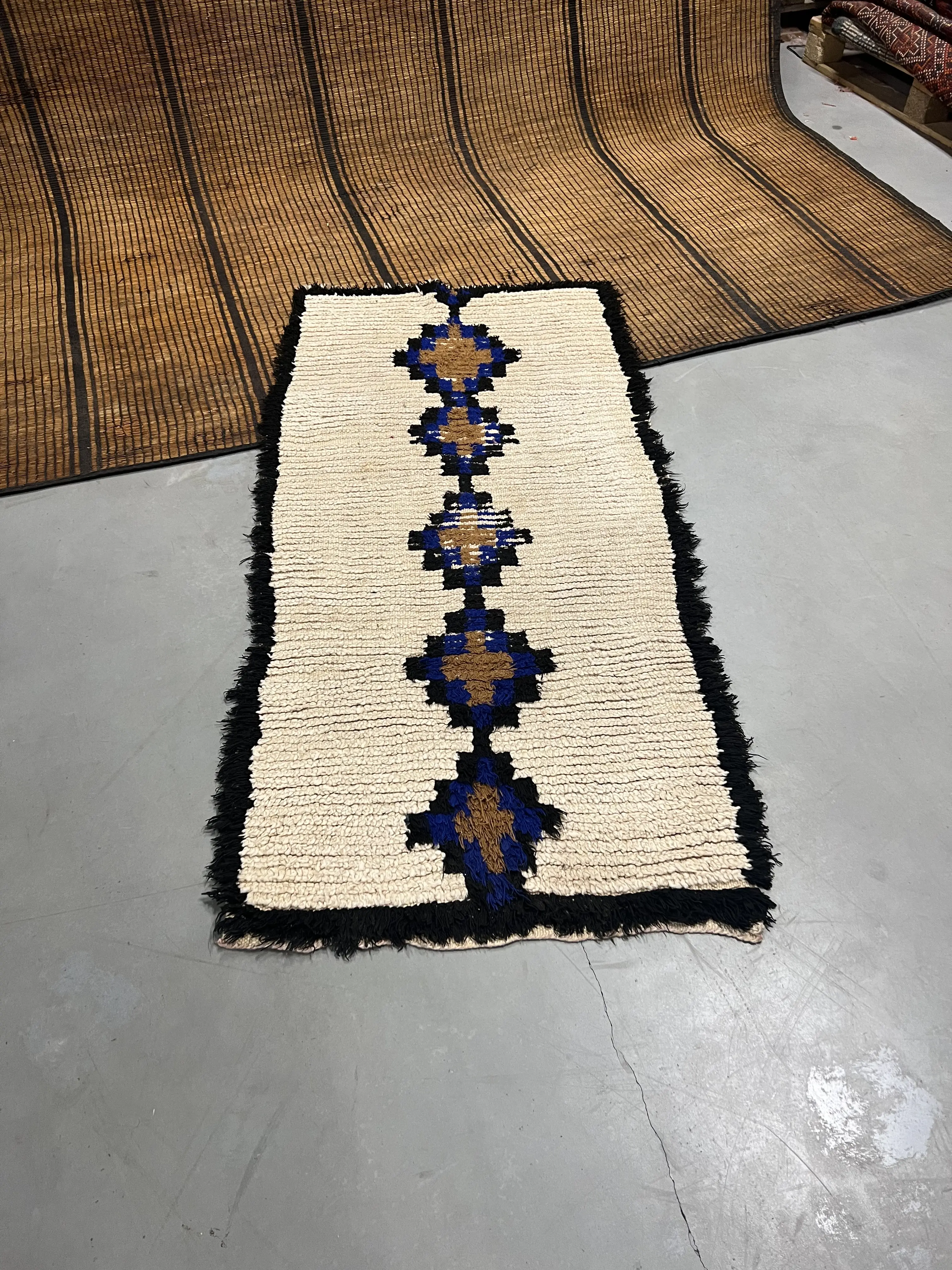 Azilal runner 162 x 78 - Moroccan Beni Ouarain rug