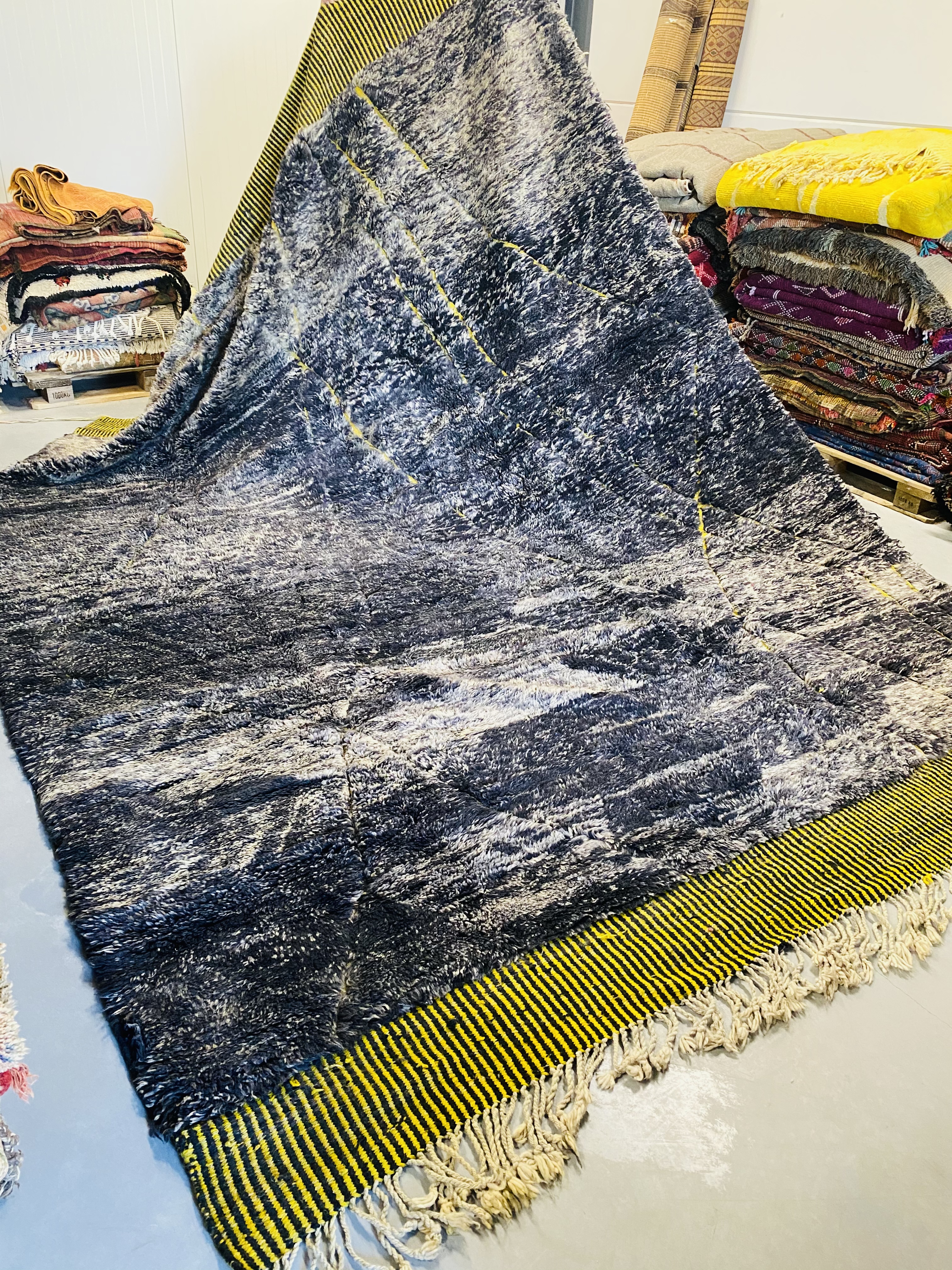 Beni Mrirt Rug 407 x 302 - Moroccan Beni Ouarain rug