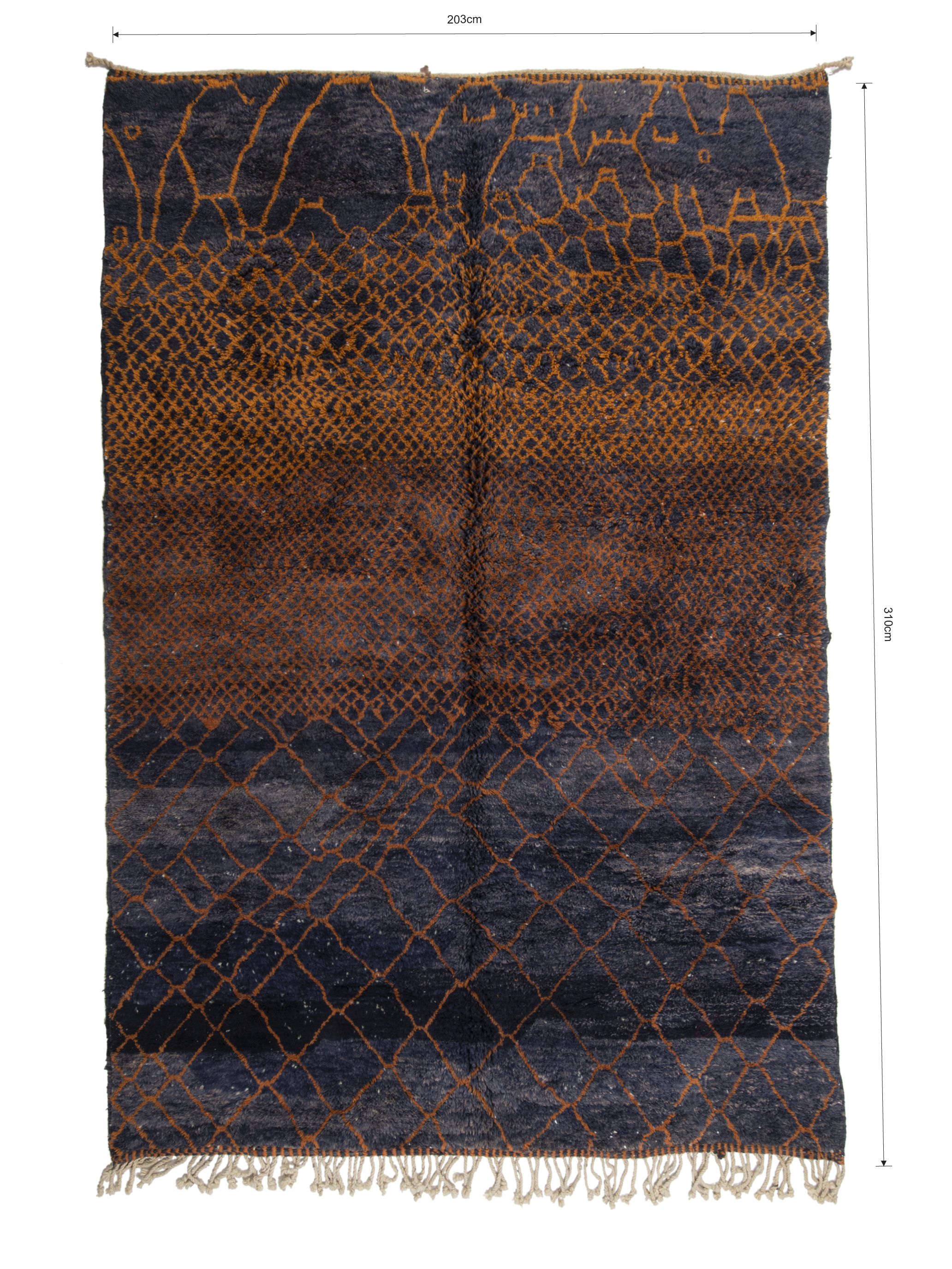 Beni Mrirt Rug 17 Customized Rug - Moroccan Beni Ouarain rug