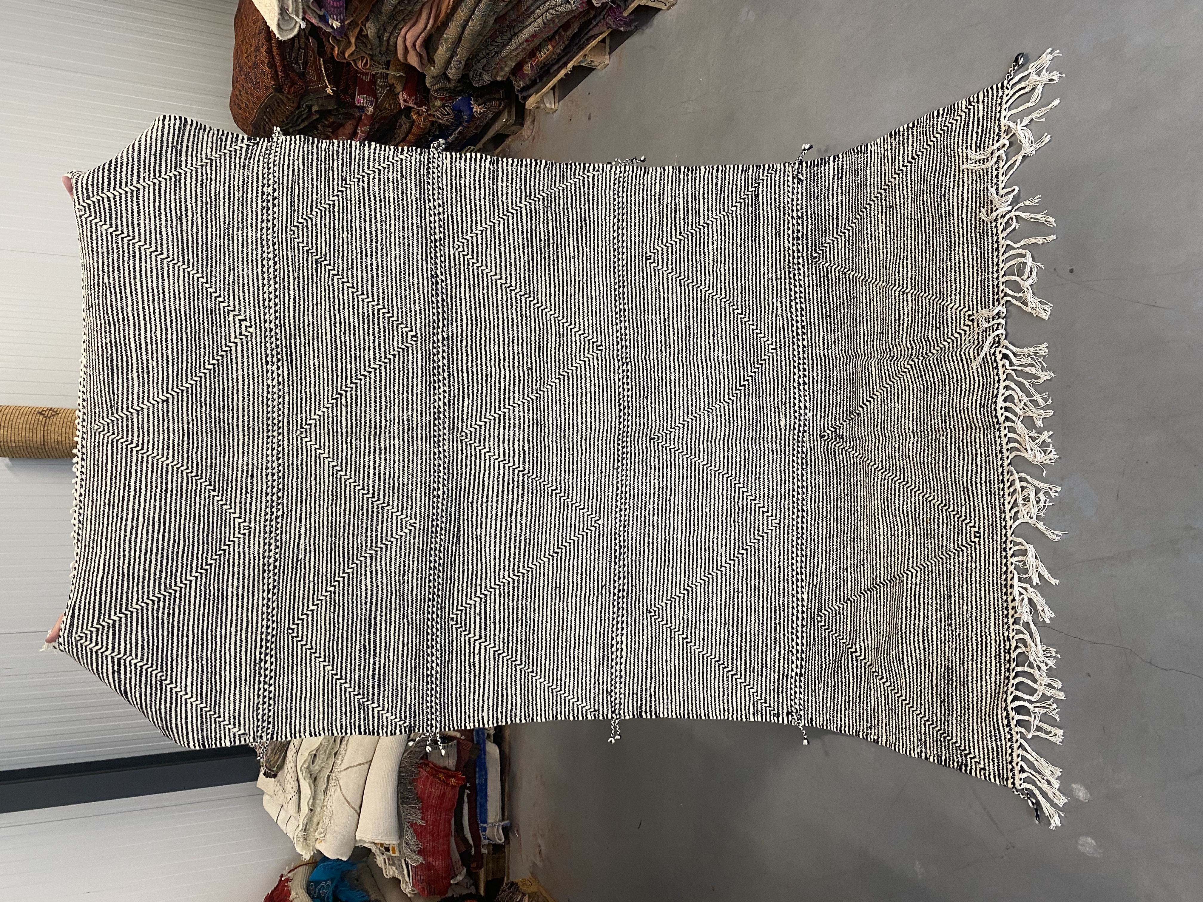 Zanafi Kilim 248 x 166 - Moroccan Beni Ouarain rug