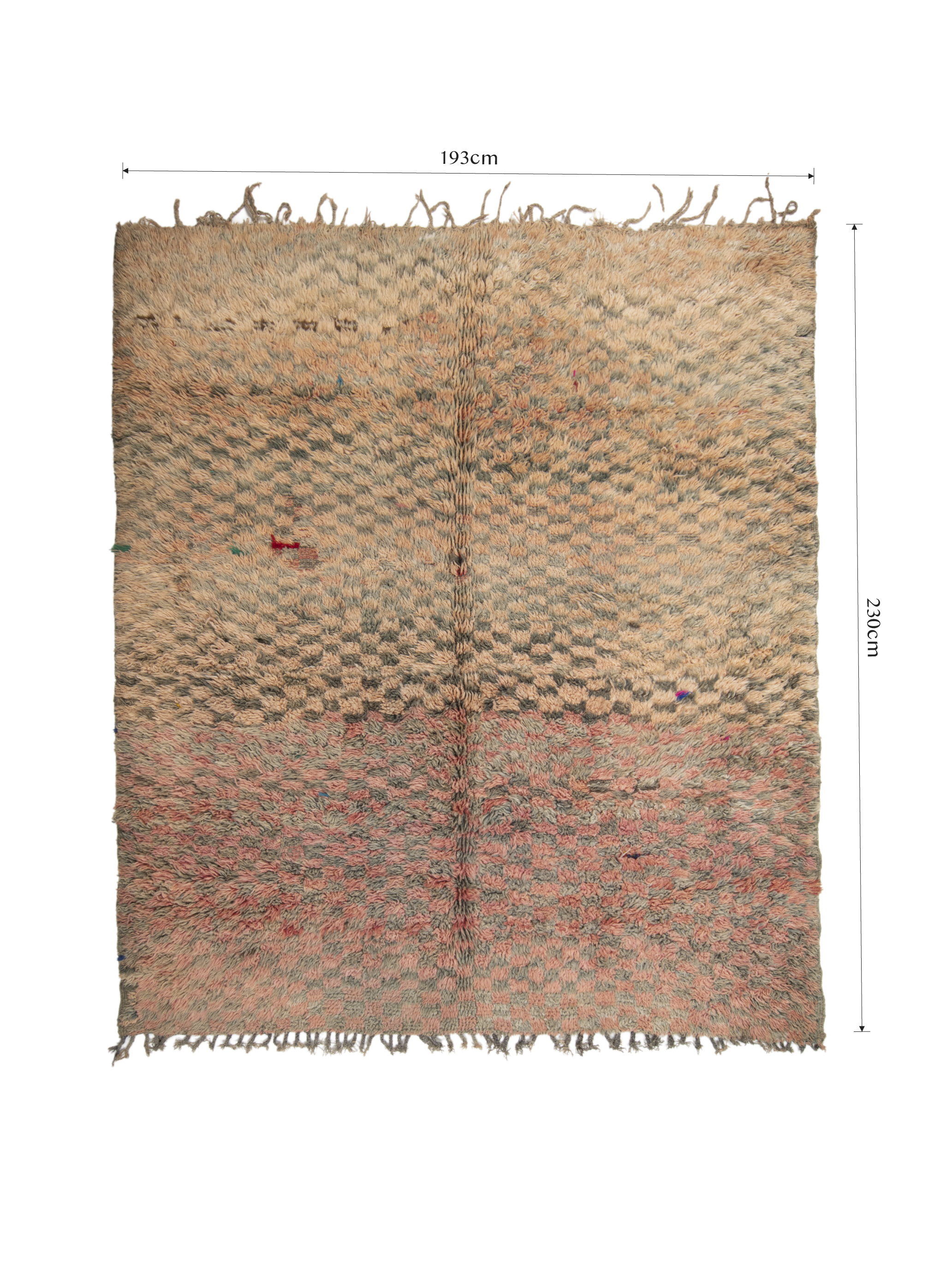 Boujaad Rug 230 x 193 - Moroccan Beni Ouarain rug