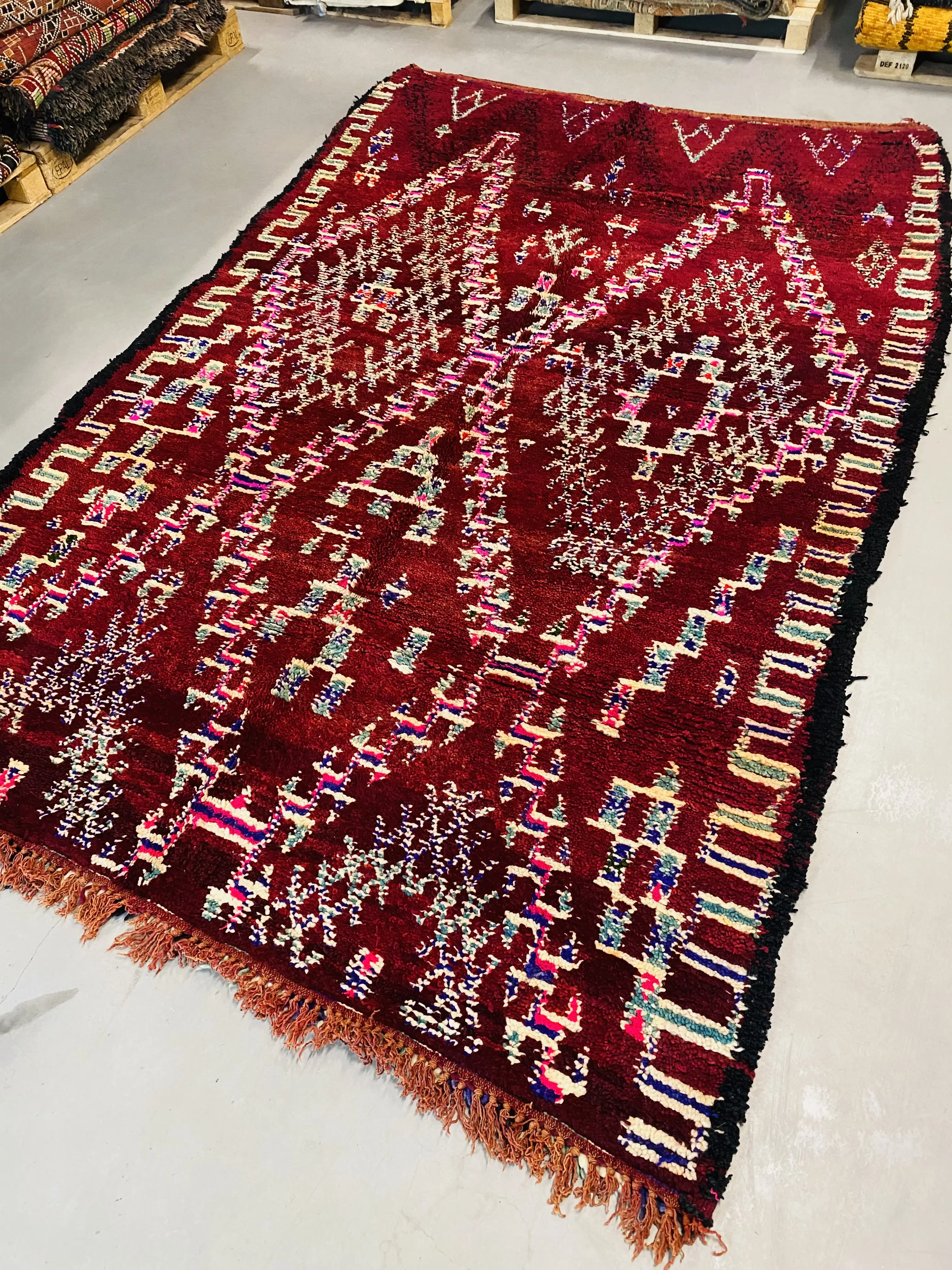 Talsint Vintage Rug 305 x 202 - Moroccan Beni Ouarain rug