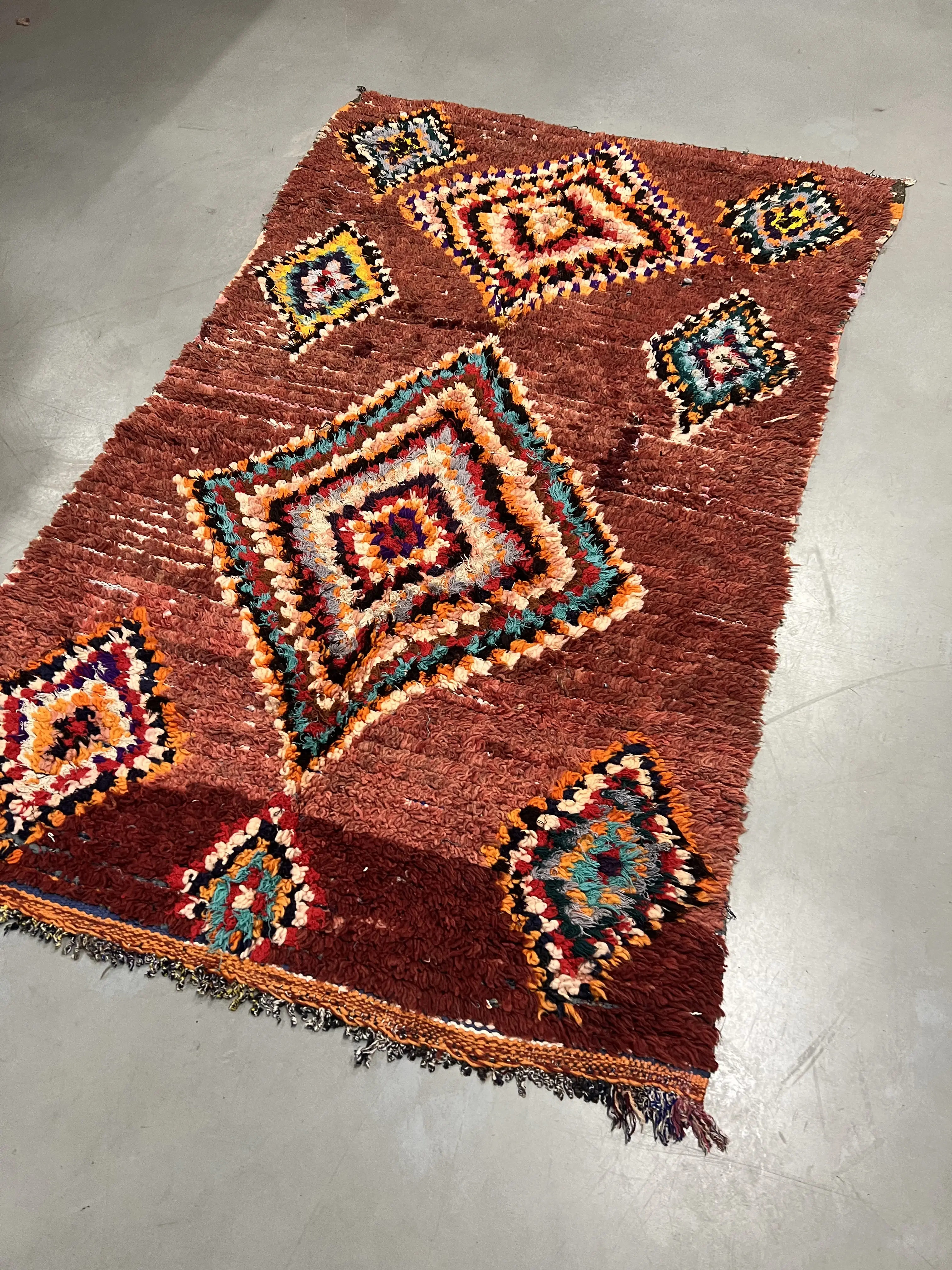 Boujaad Runner 196 x 117 - Moroccan Beni Ouarain rug