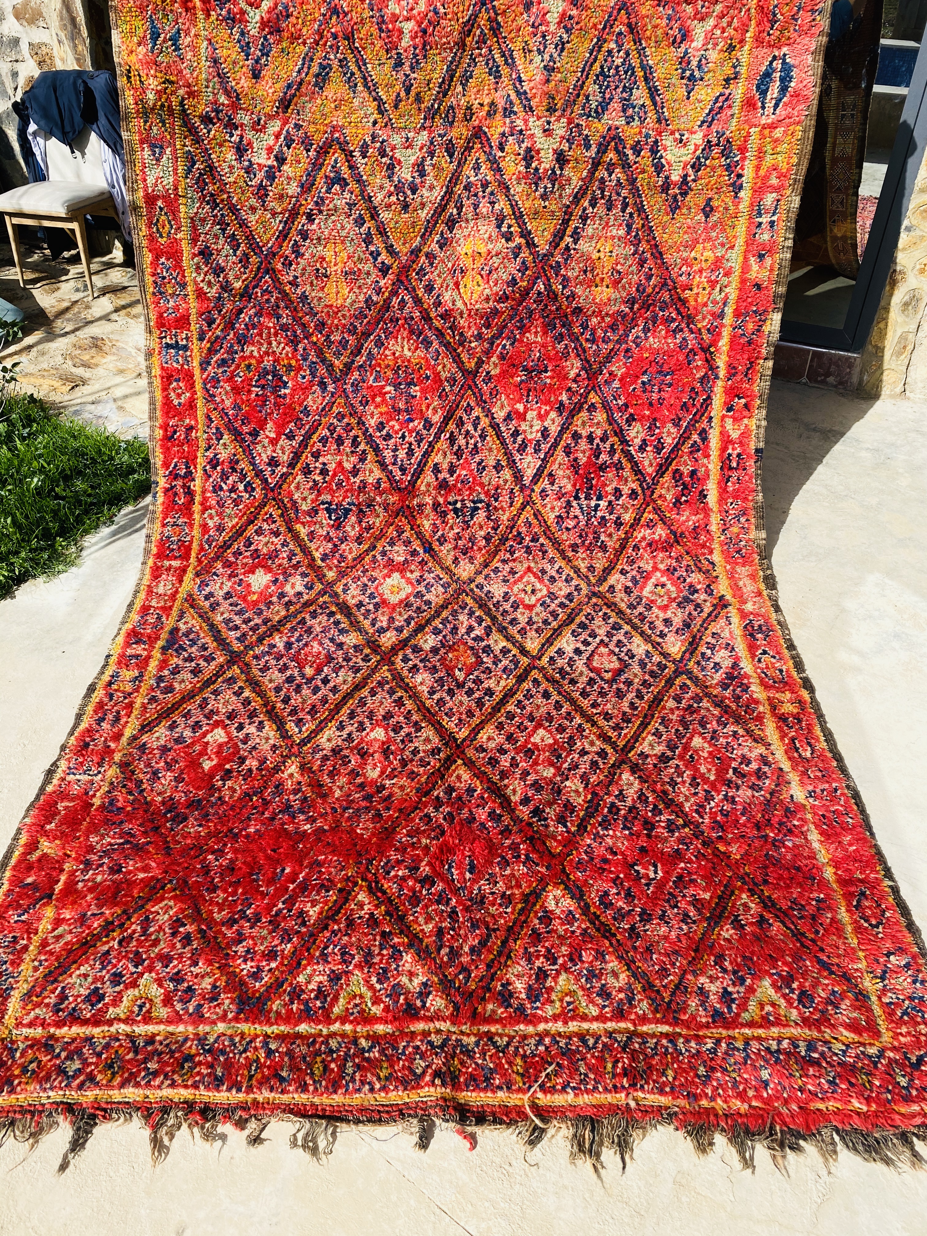 Beni Mguild Rug 330 x 192 - Moroccan Beni Ouarain rug
