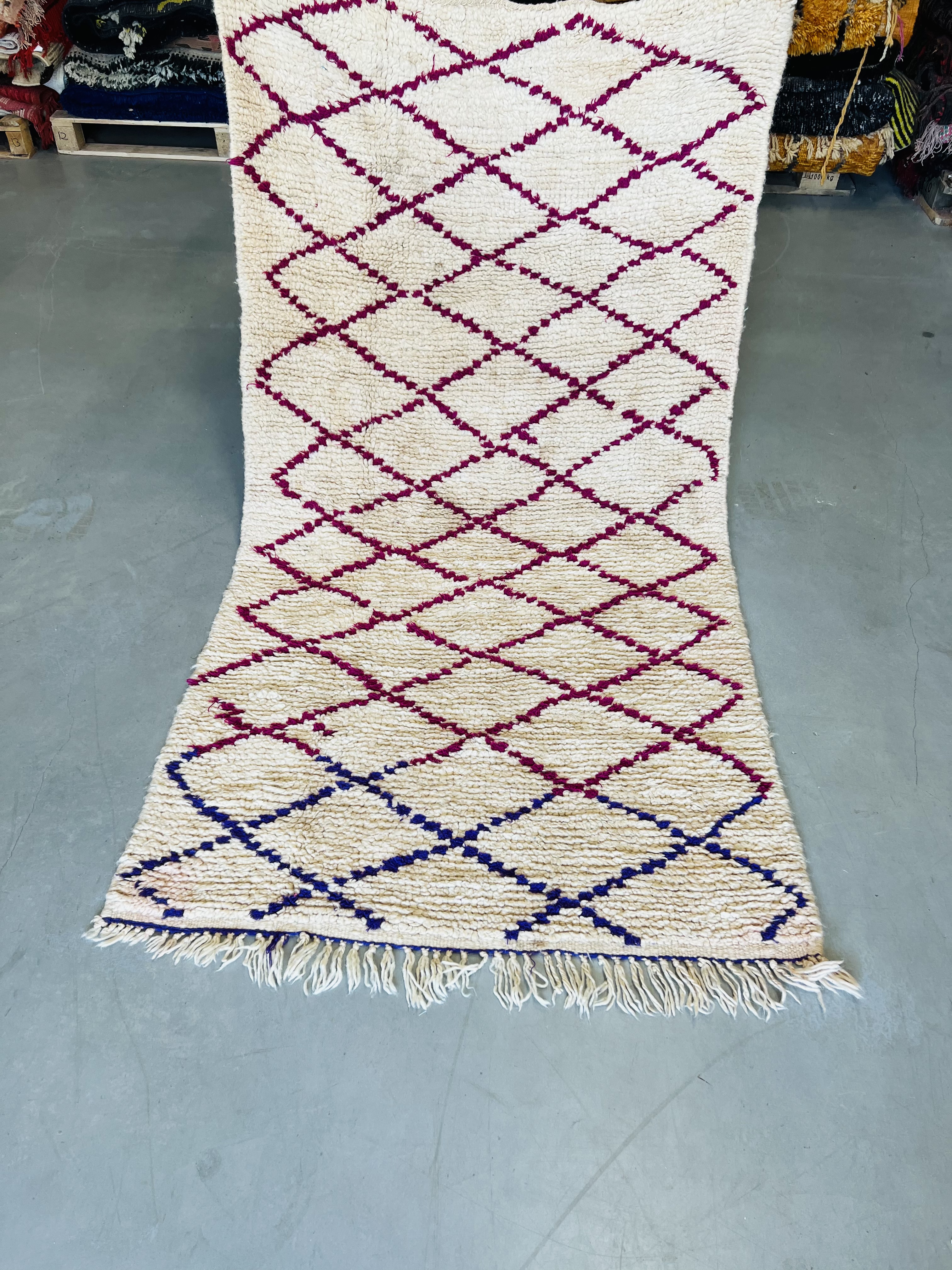 Azilal runner 190 x 99 - Moroccan Beni Ouarain rug