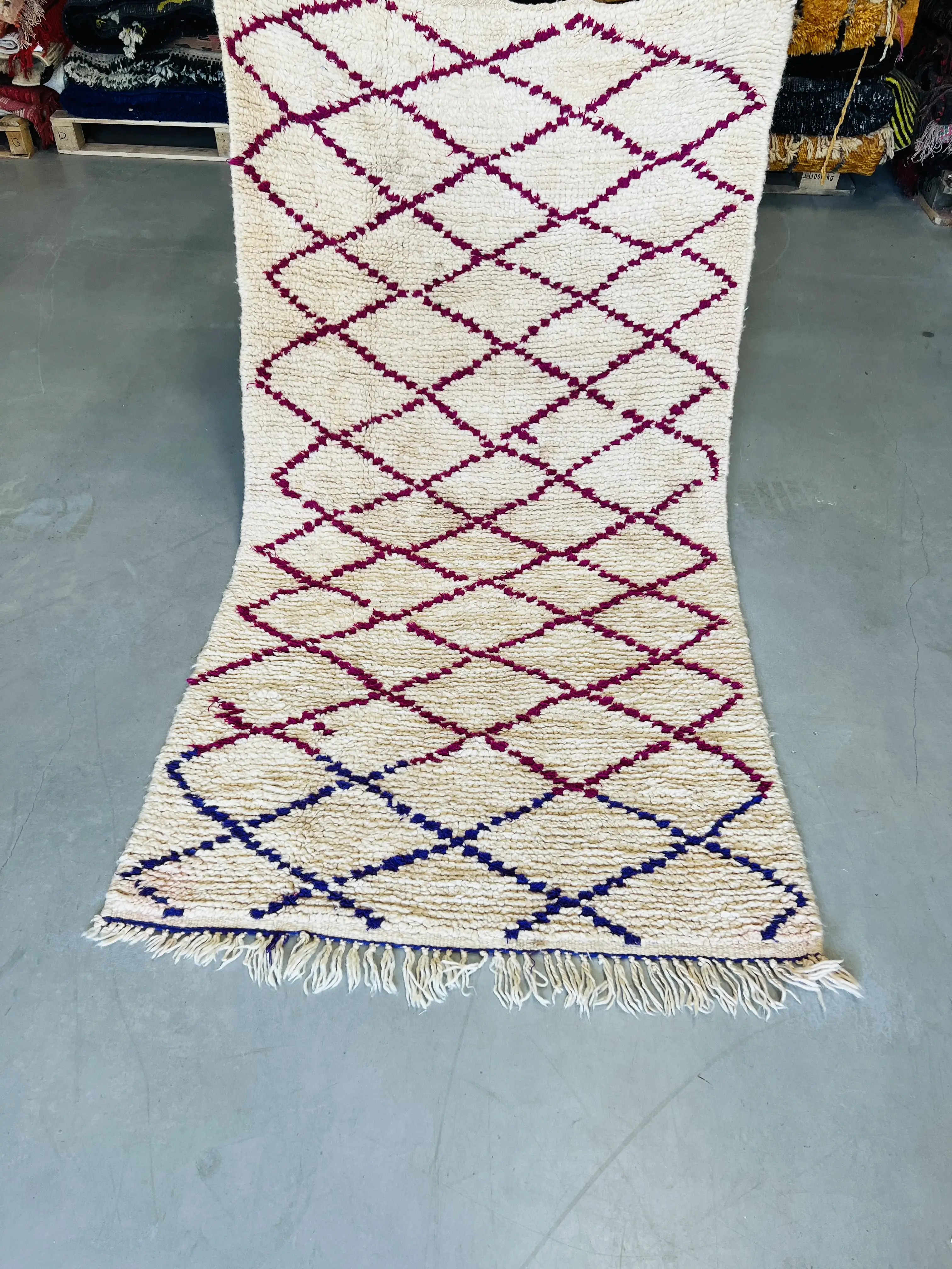 Azilal runner 190 x 99 - Moroccan Beni Ouarain rug