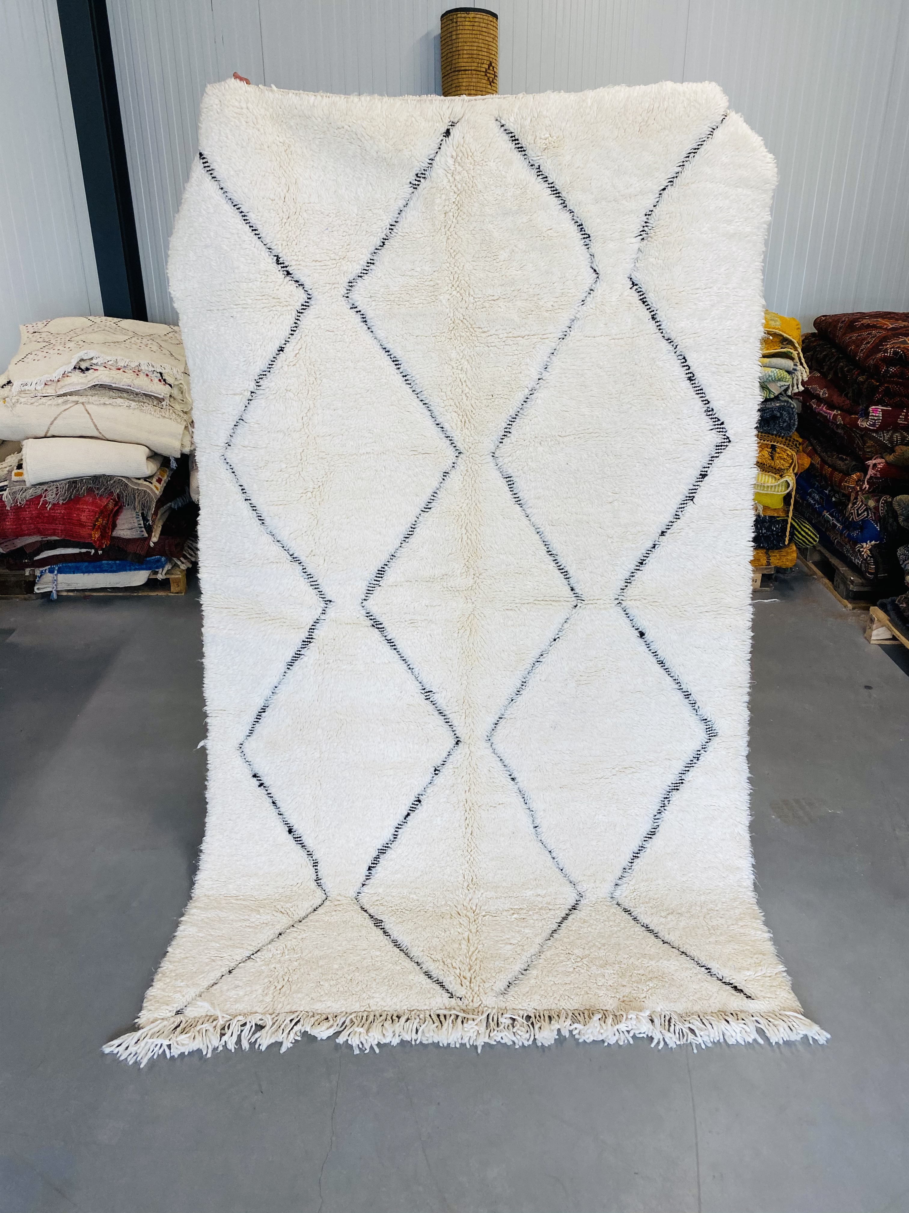 Modern Beni Ouarain Safa Customized - Moroccan Beni Ouarain rug