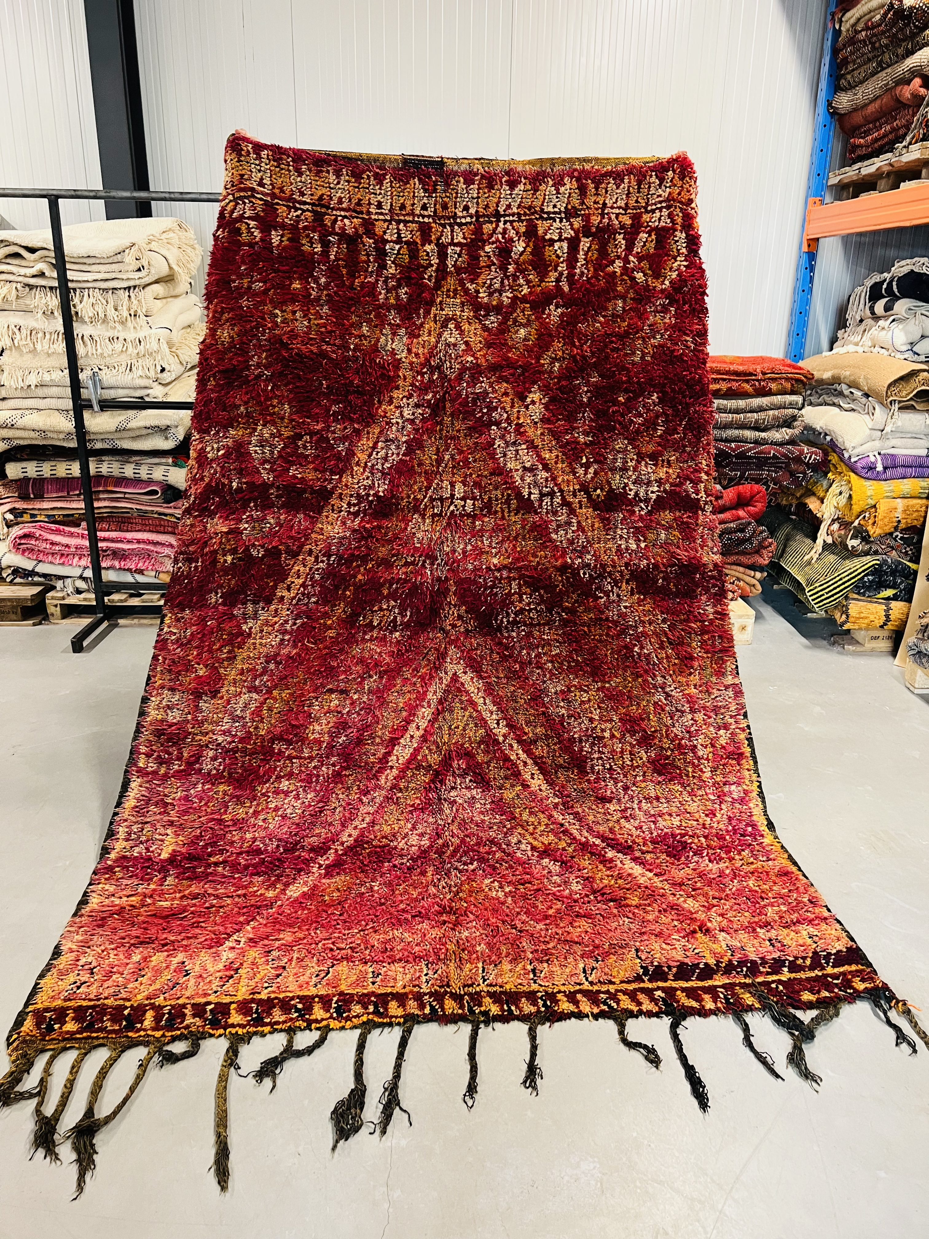 Vintage Beni Mguild Rug 257x 177 sold - Moroccan Beni Ouarain rug