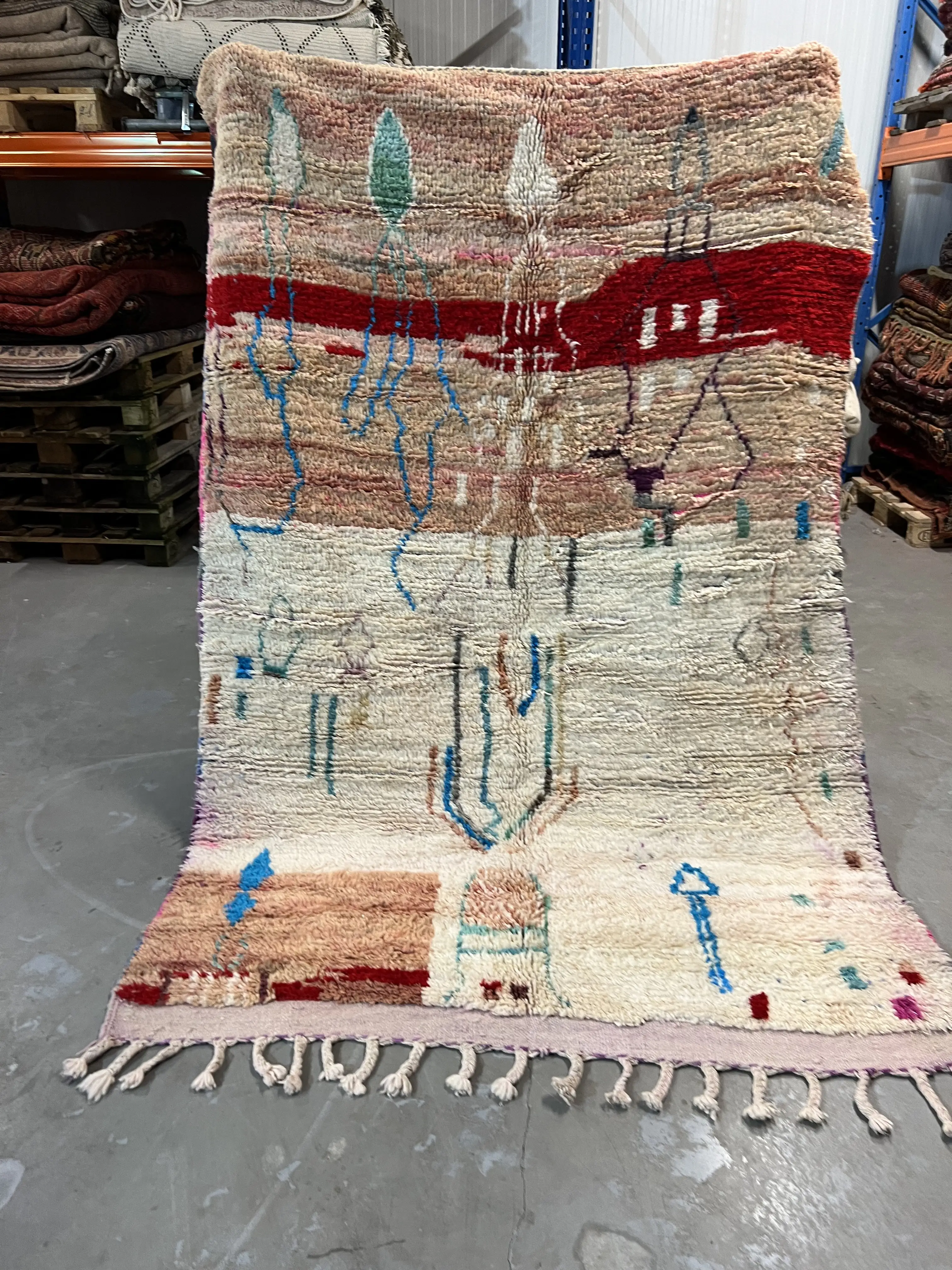Boujaad Rug 240 x 155 - Moroccan Beni Ouarain rug