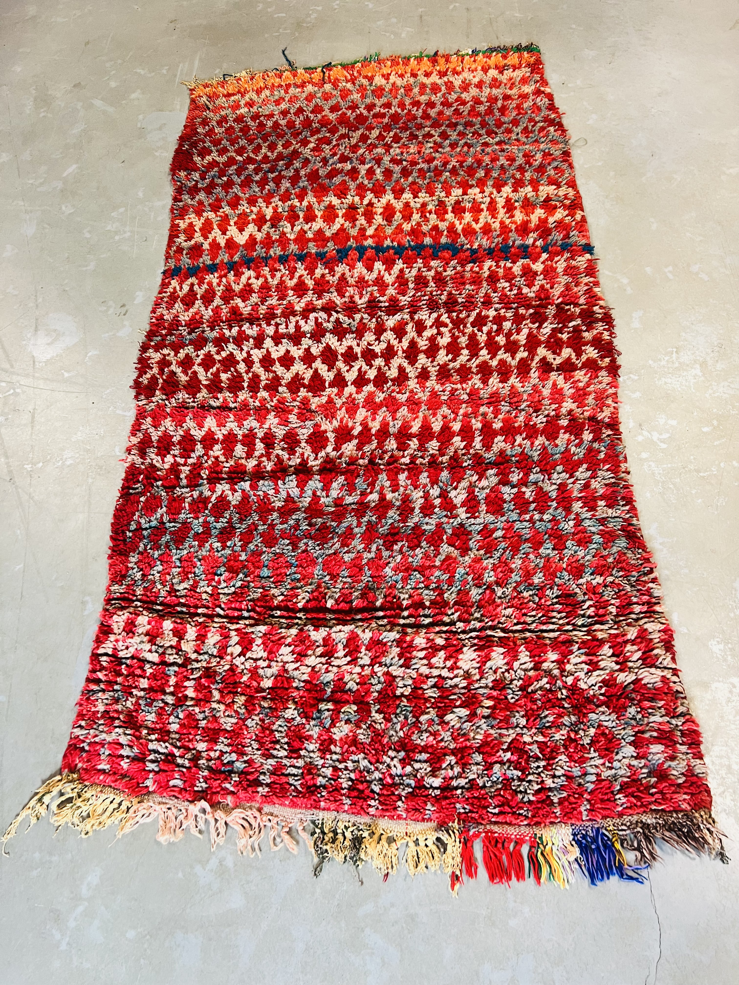 Azilal Runner 220 x 107 - Moroccan Beni Ouarain rug