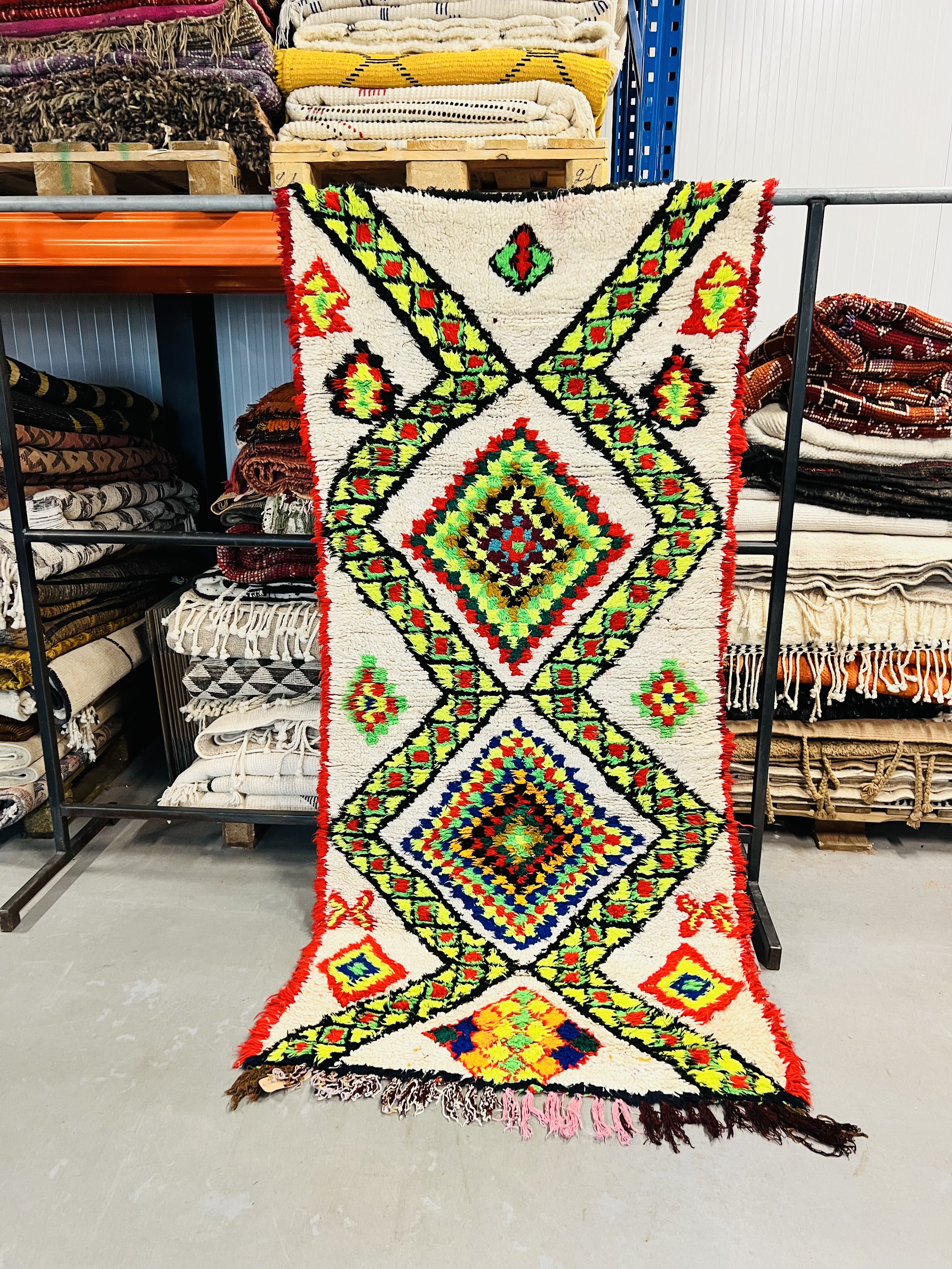 Azilal runner 221 x 103 - Moroccan Beni Ouarain rug