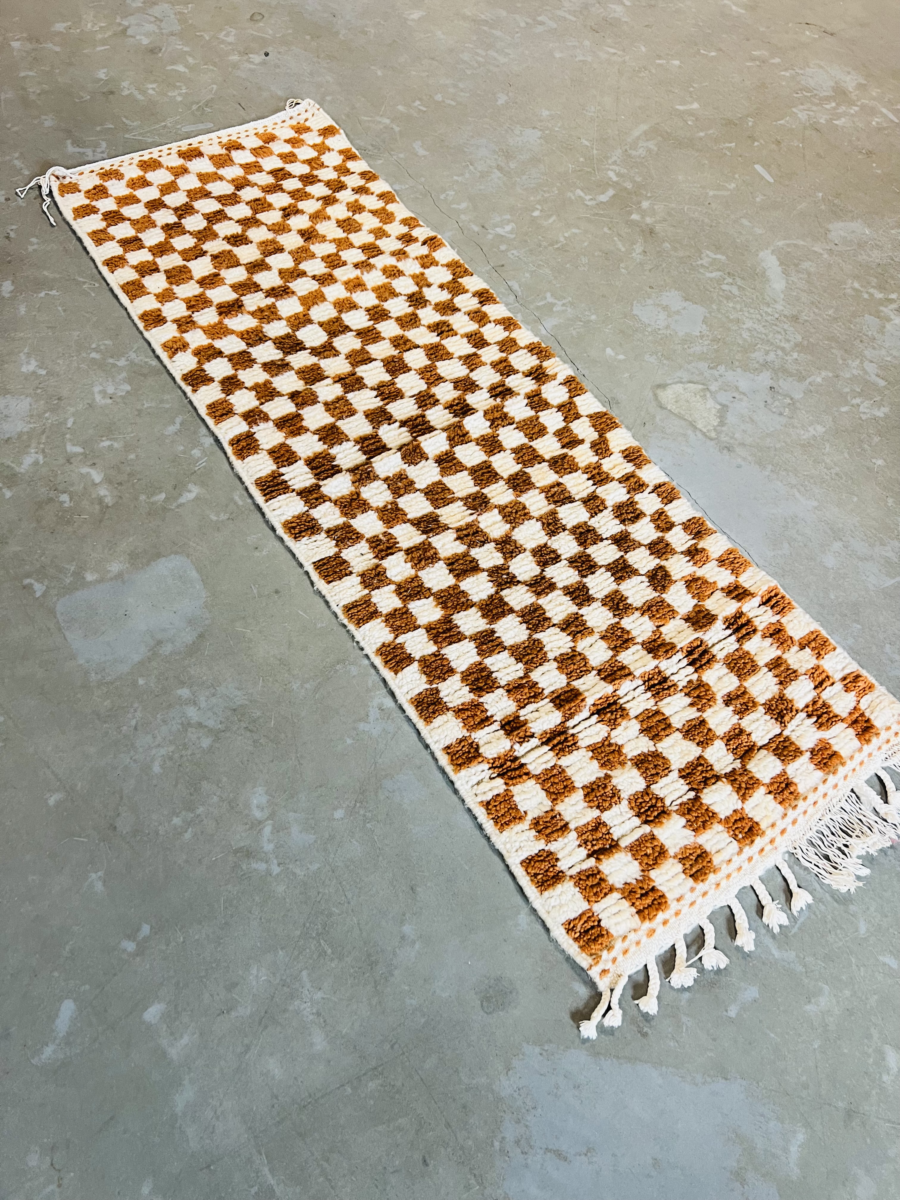 Modern Beni Ouarain Runner 183 x 63 - Moroccan Beni Ouarain rug