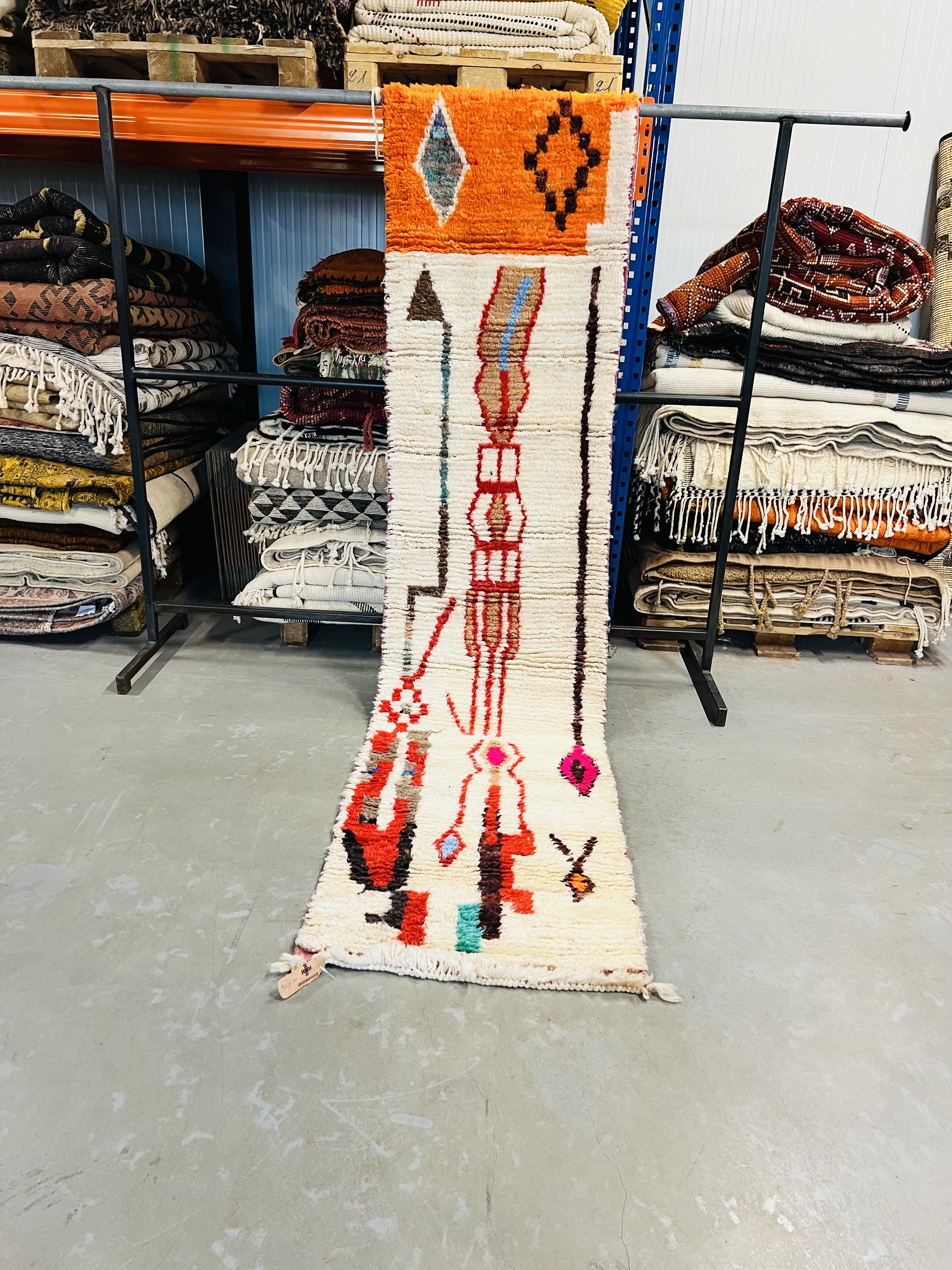 Boujaad Runner 291 x 70 - Moroccan Beni Ouarain rug