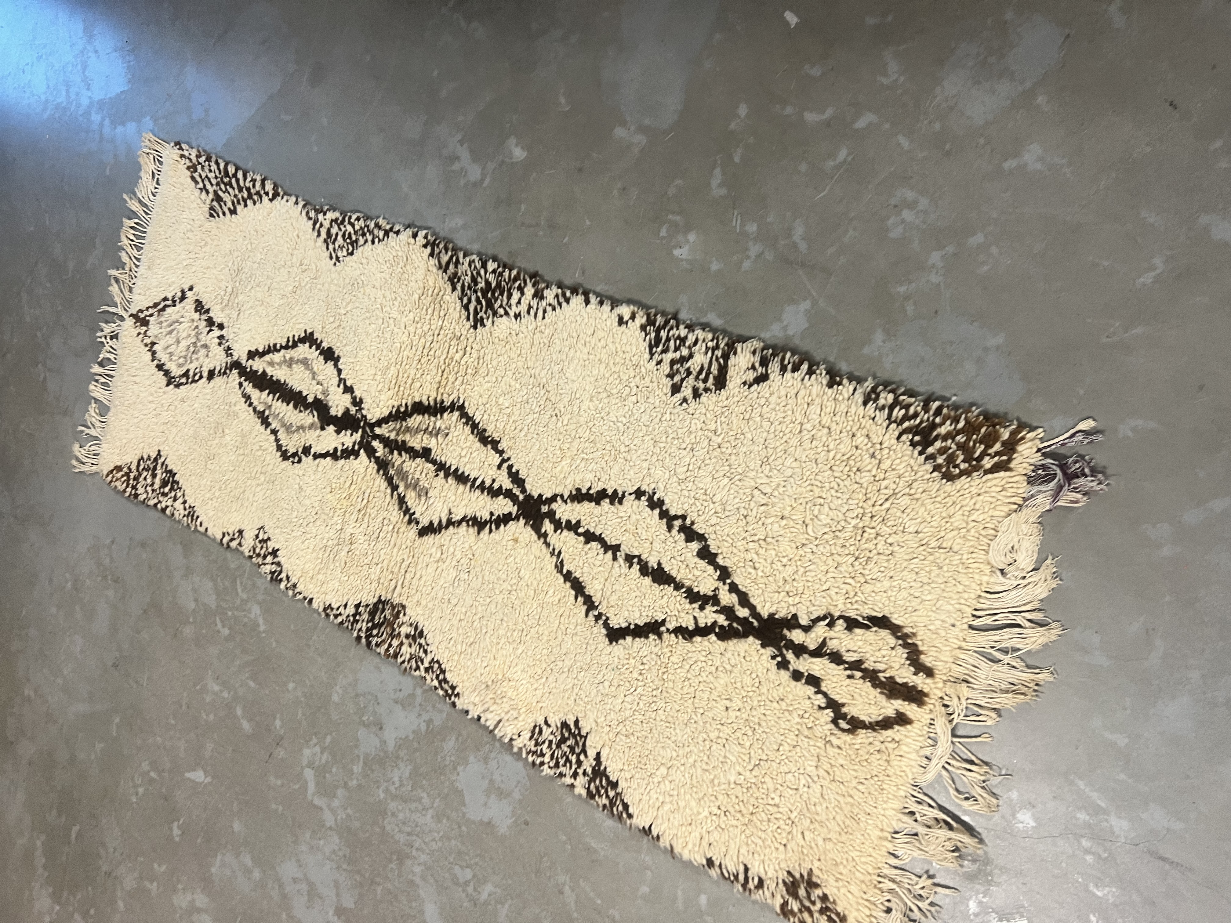 Azilal runner 178 x 70 - Moroccan Beni Ouarain rug