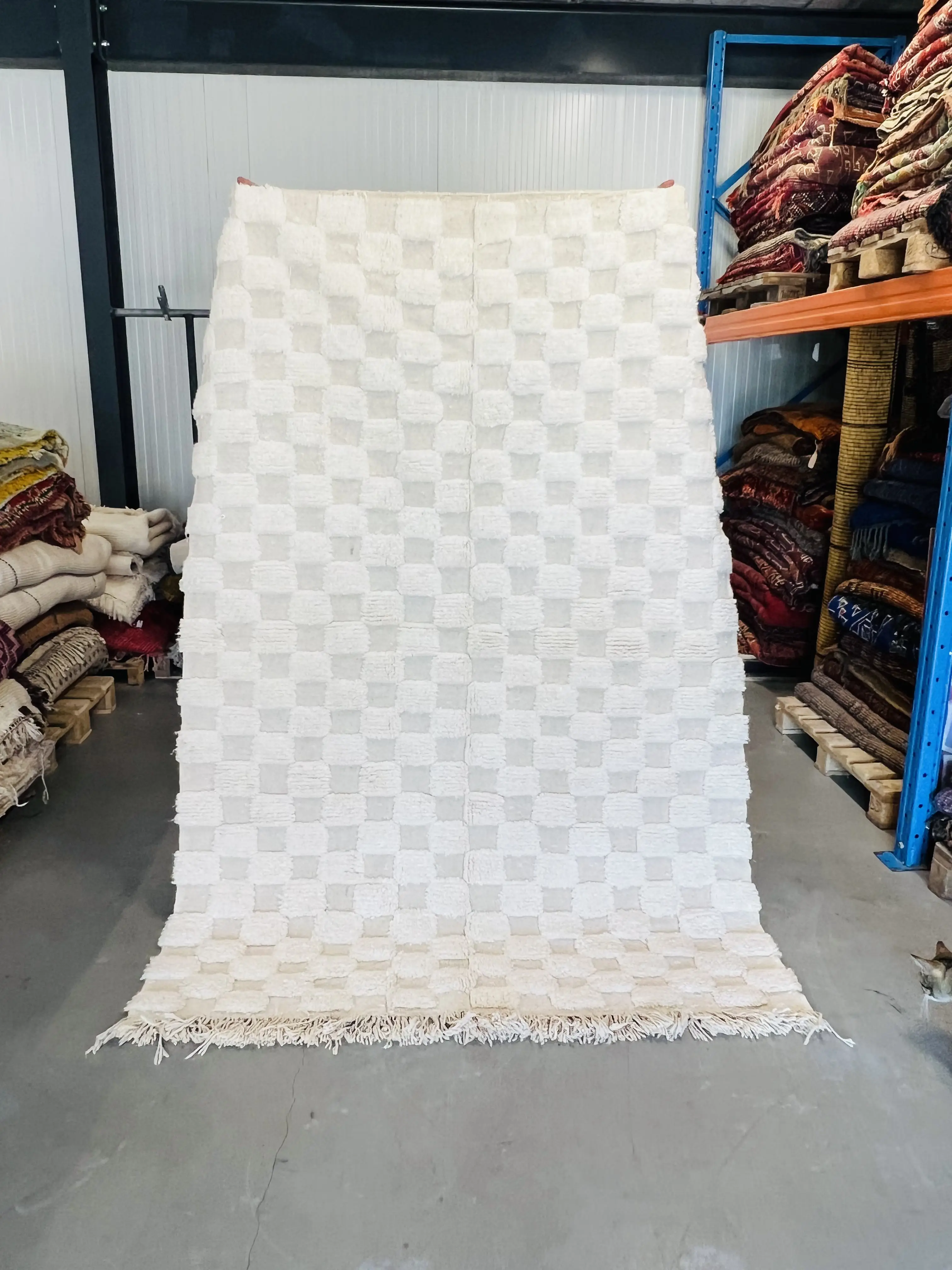 Modern Beni Ouarain 233 x 160 - Moroccan Beni Ouarain rug