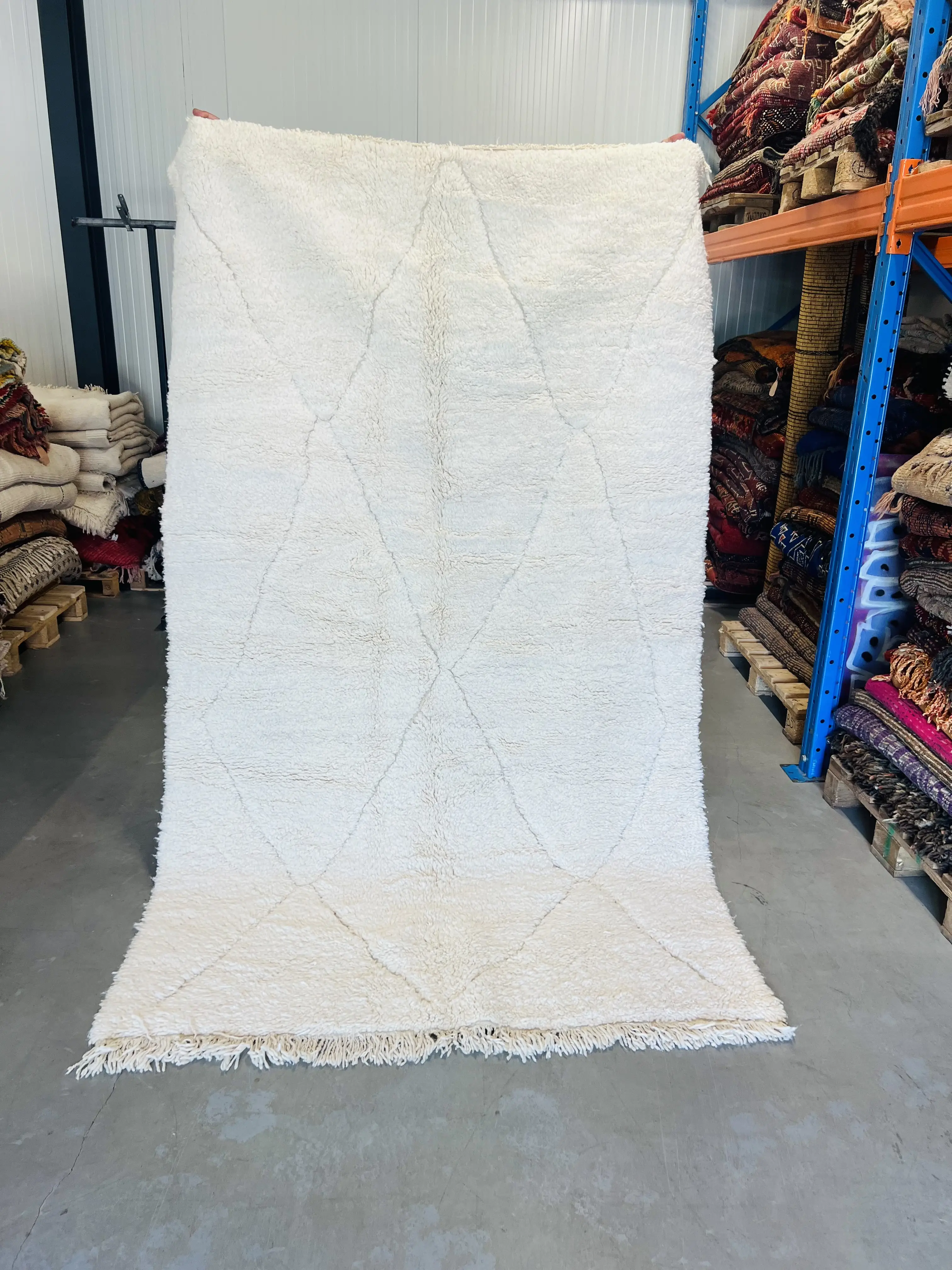 Modern Beni Ouarain 248 x 146 - Moroccan Beni Ouarain rug