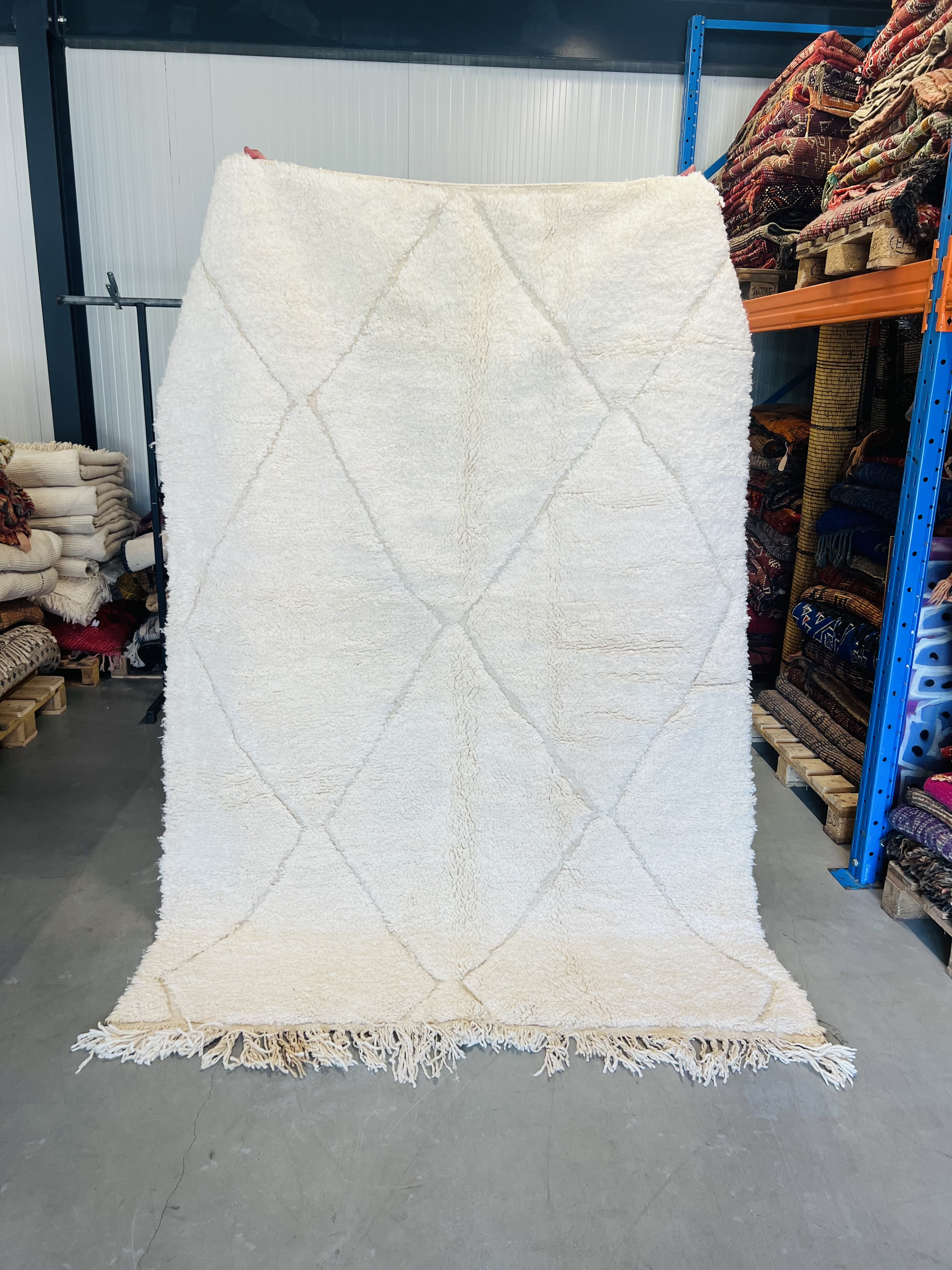 Modern Beni Ouarain 231 x 164 - Moroccan Beni Ouarain rug