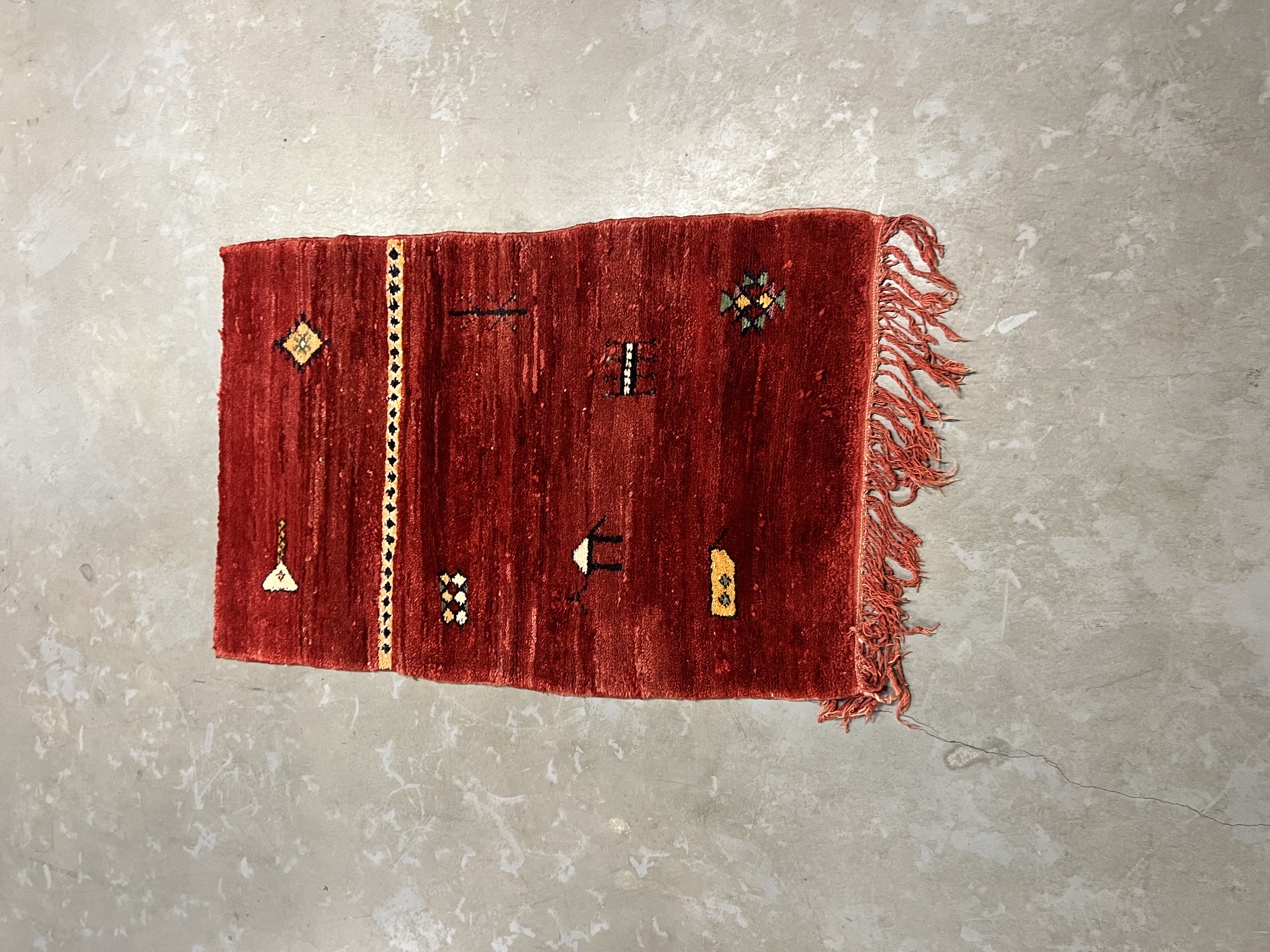 Boujaad Runner 140 x 89 - Moroccan Beni Ouarain rug