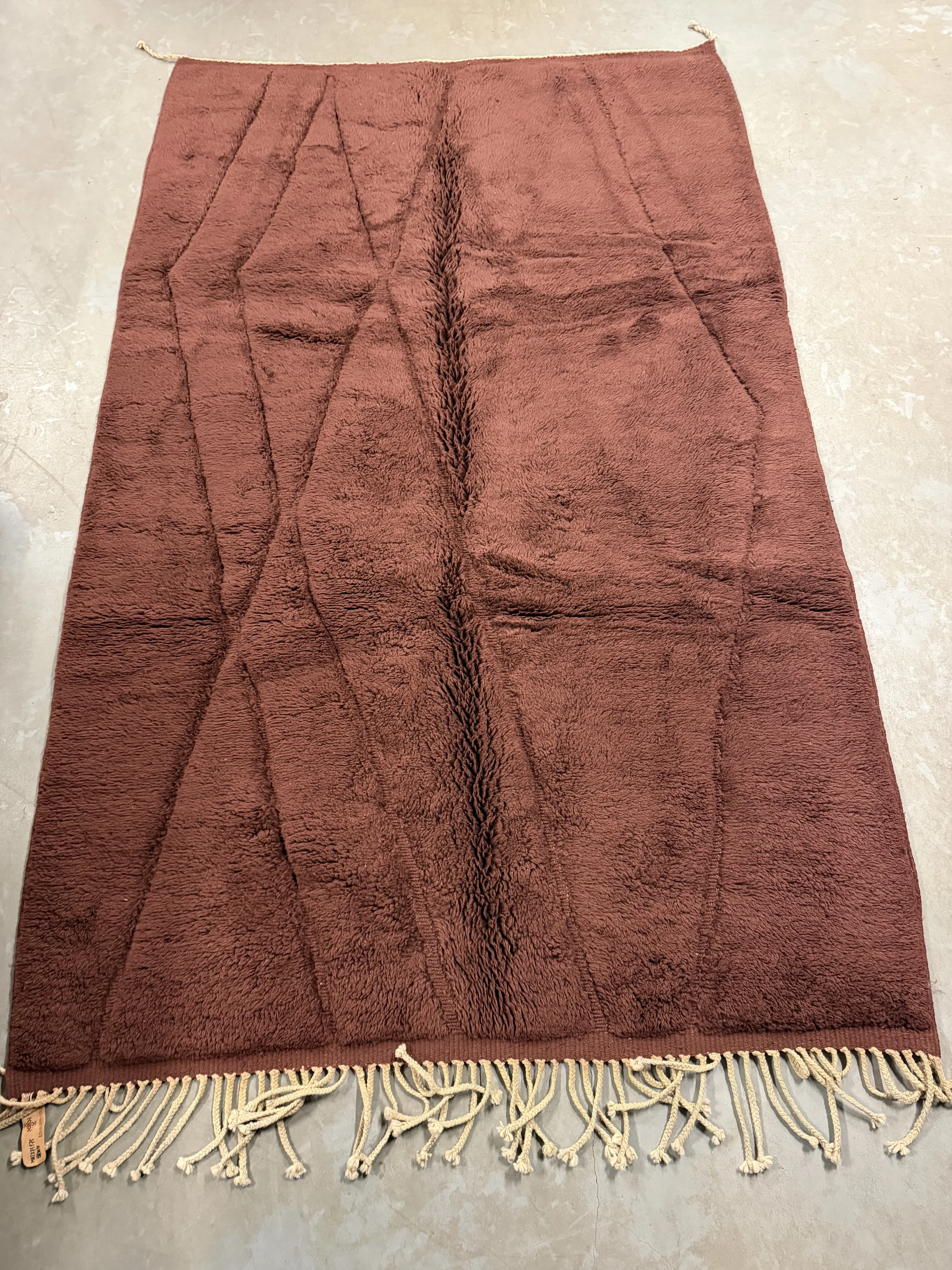 Beni Mrirt Brown Rug 275 X 175 - Moroccan Beni Ouarain rug