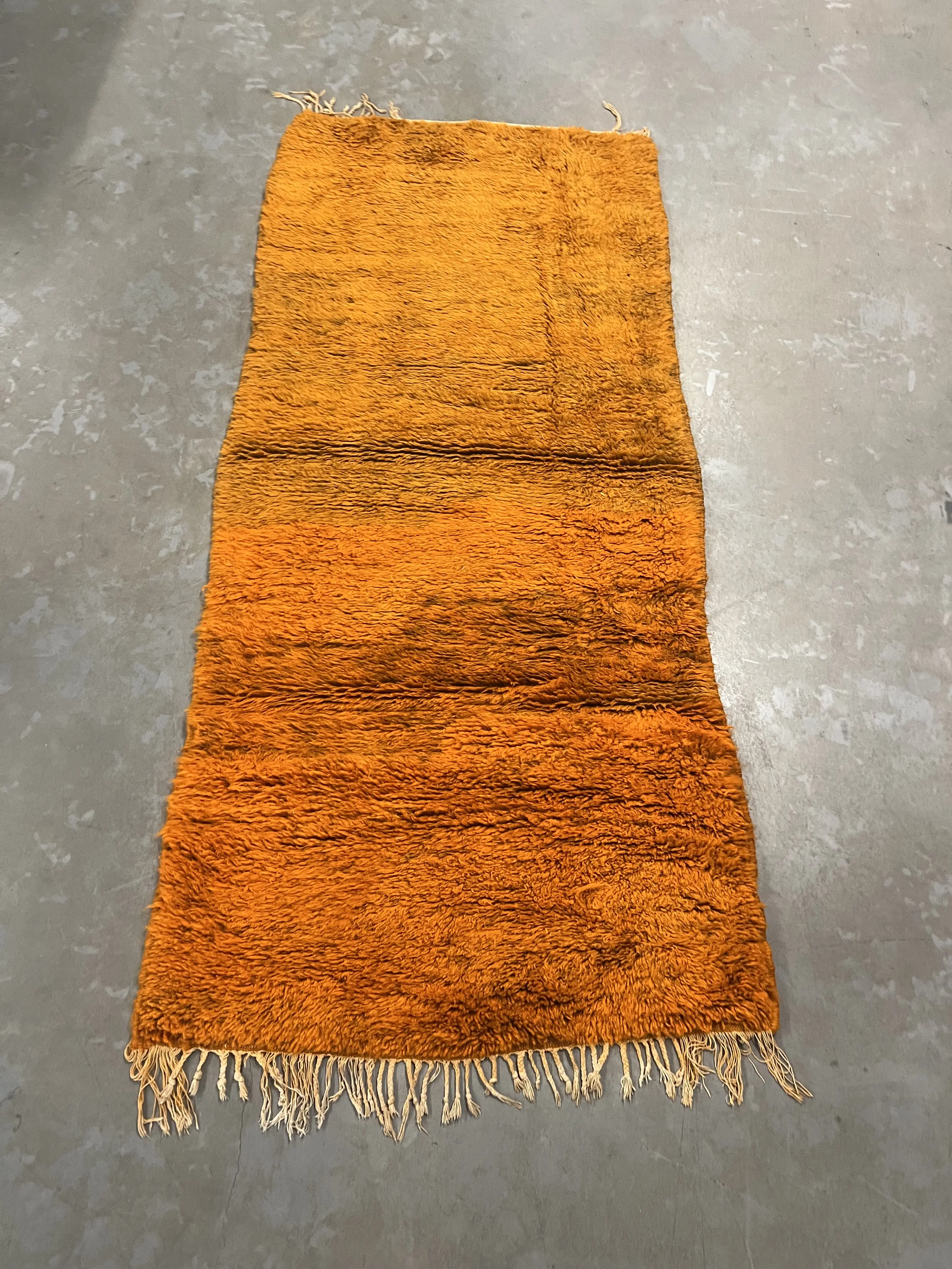 Vintage Boujaad Runner 234 x 110 - Moroccan Beni Ouarain rug