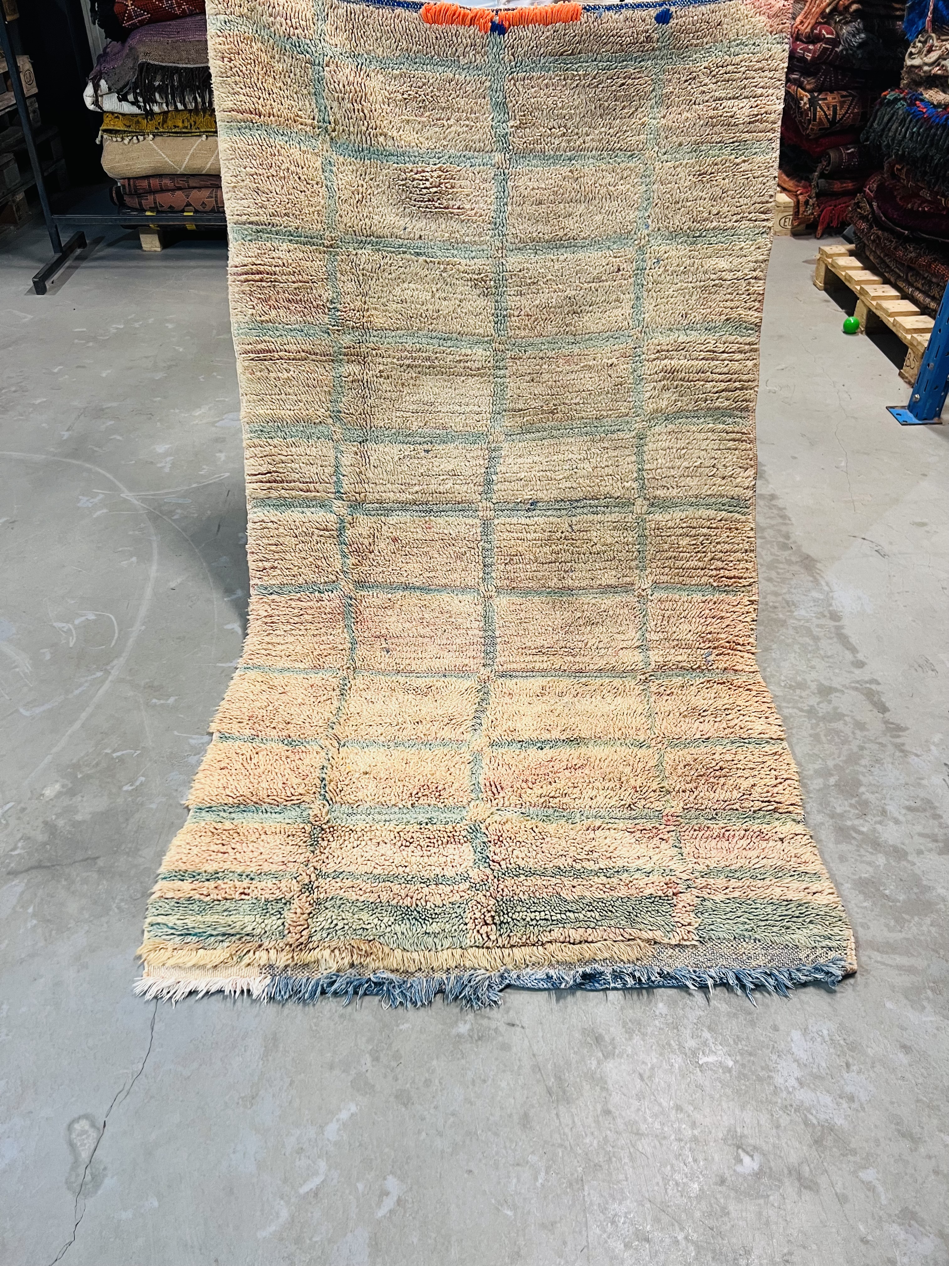 Boujaad Runner 200 x 105 - Moroccan Beni Ouarain rug