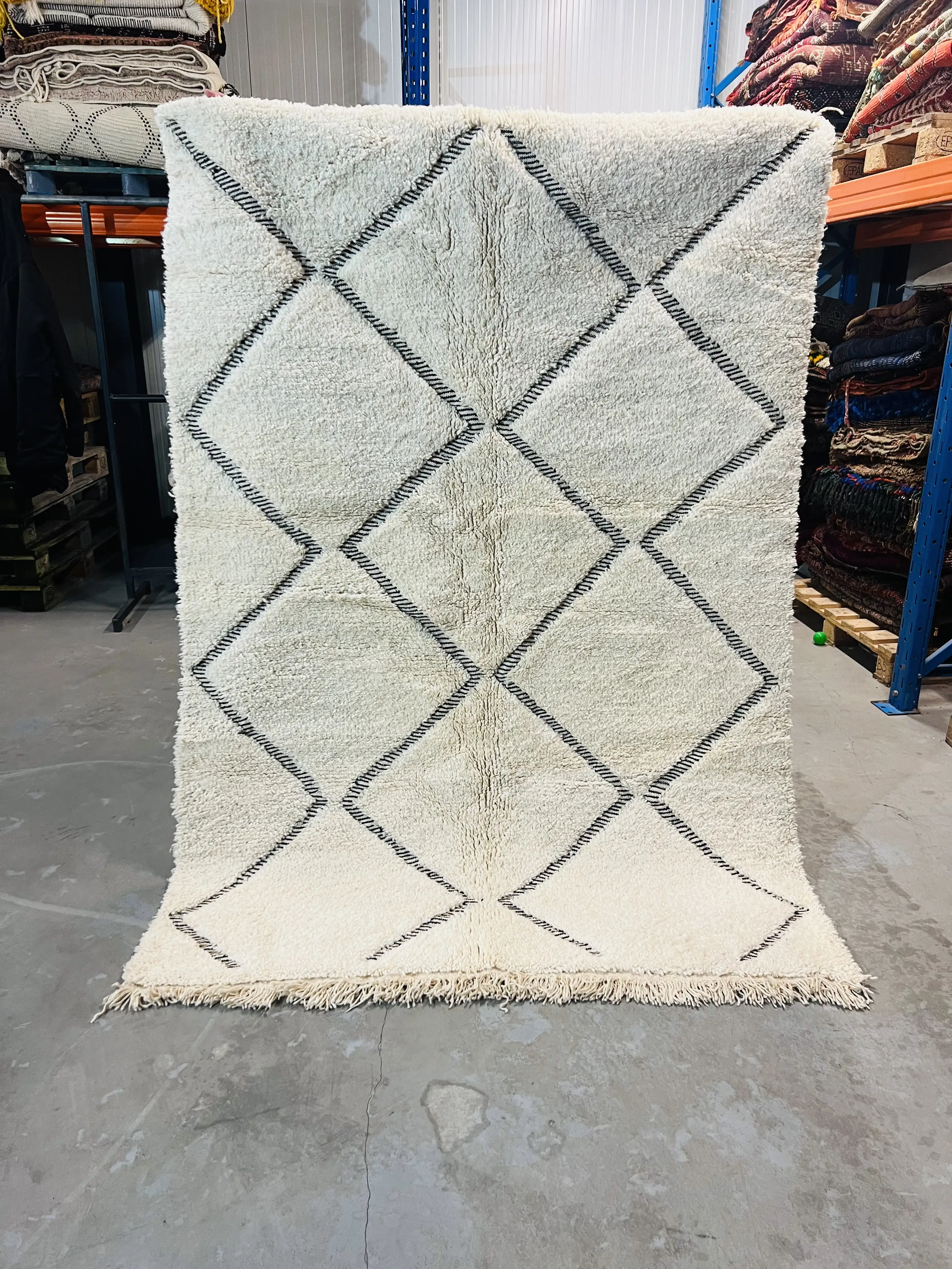 Modern Beni Ouarain 214 x 149 - Moroccan Beni Ouarain rug