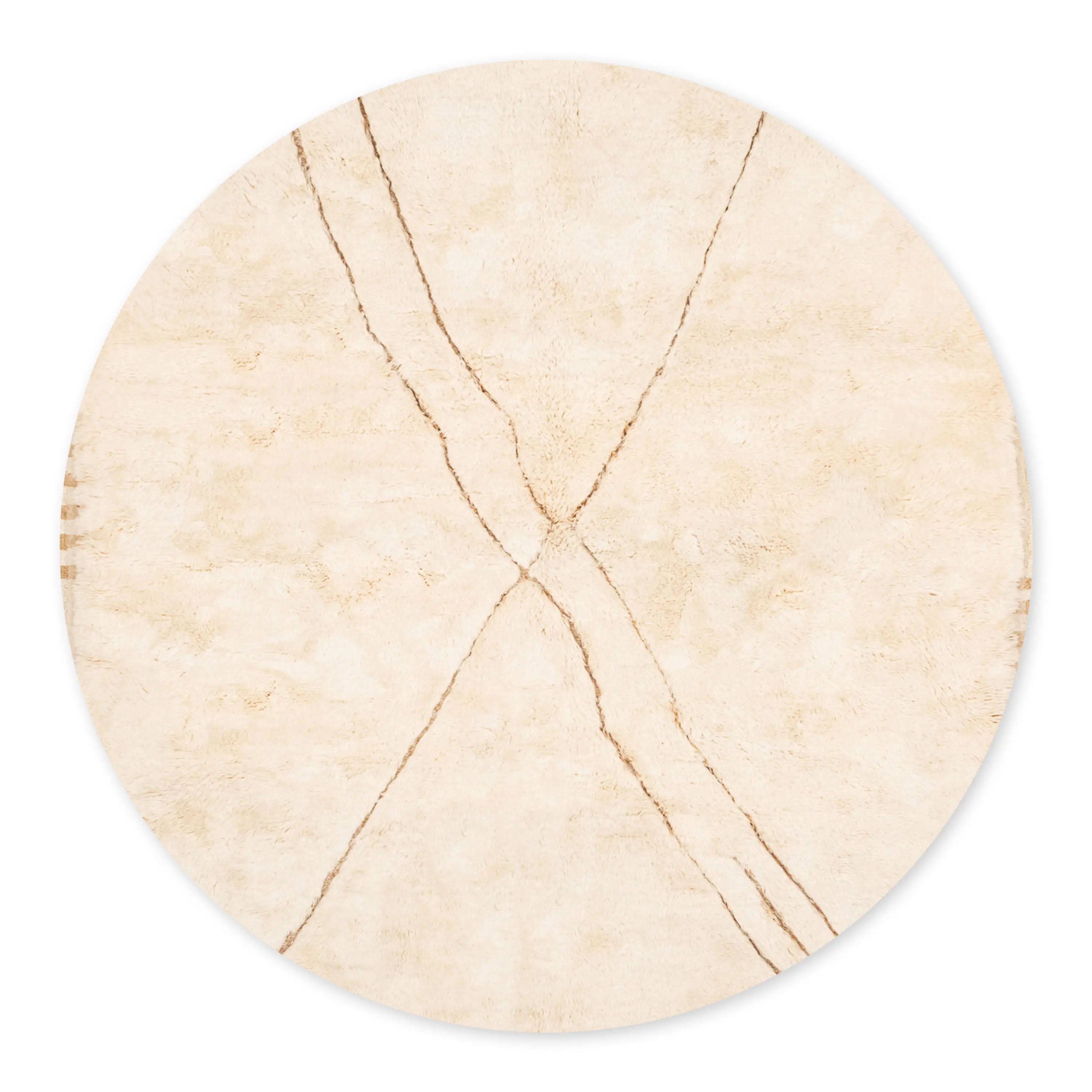 Atlas Épure Round - Custom Moroccan rug