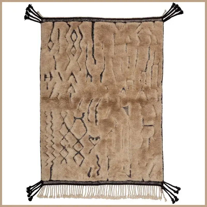 Awen - Handmade Moroccan Beni Ouarain rug