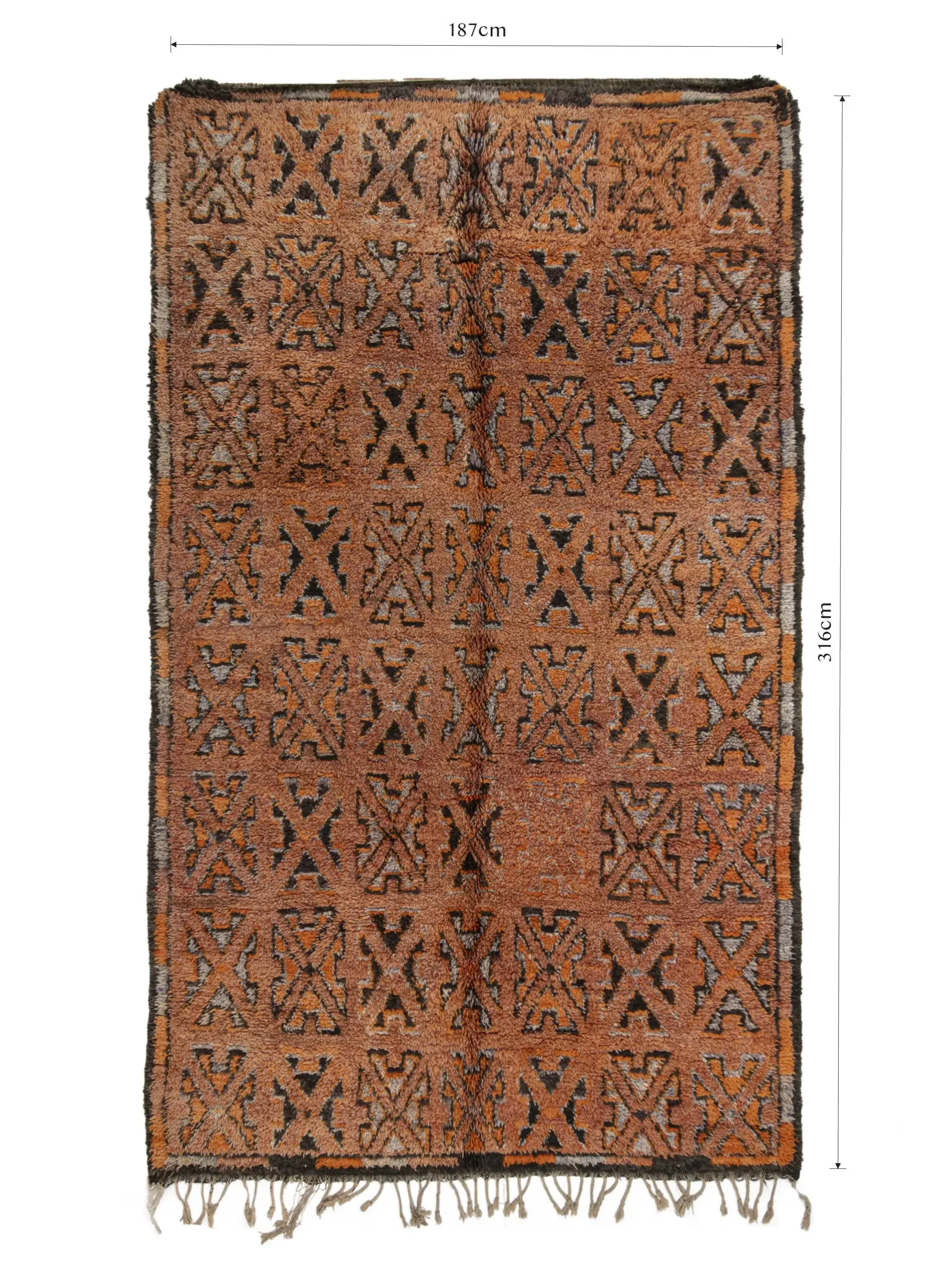 Taziri – Beni Mguild Rug 316 x 187 - Moroccan Beni Ouarain rug