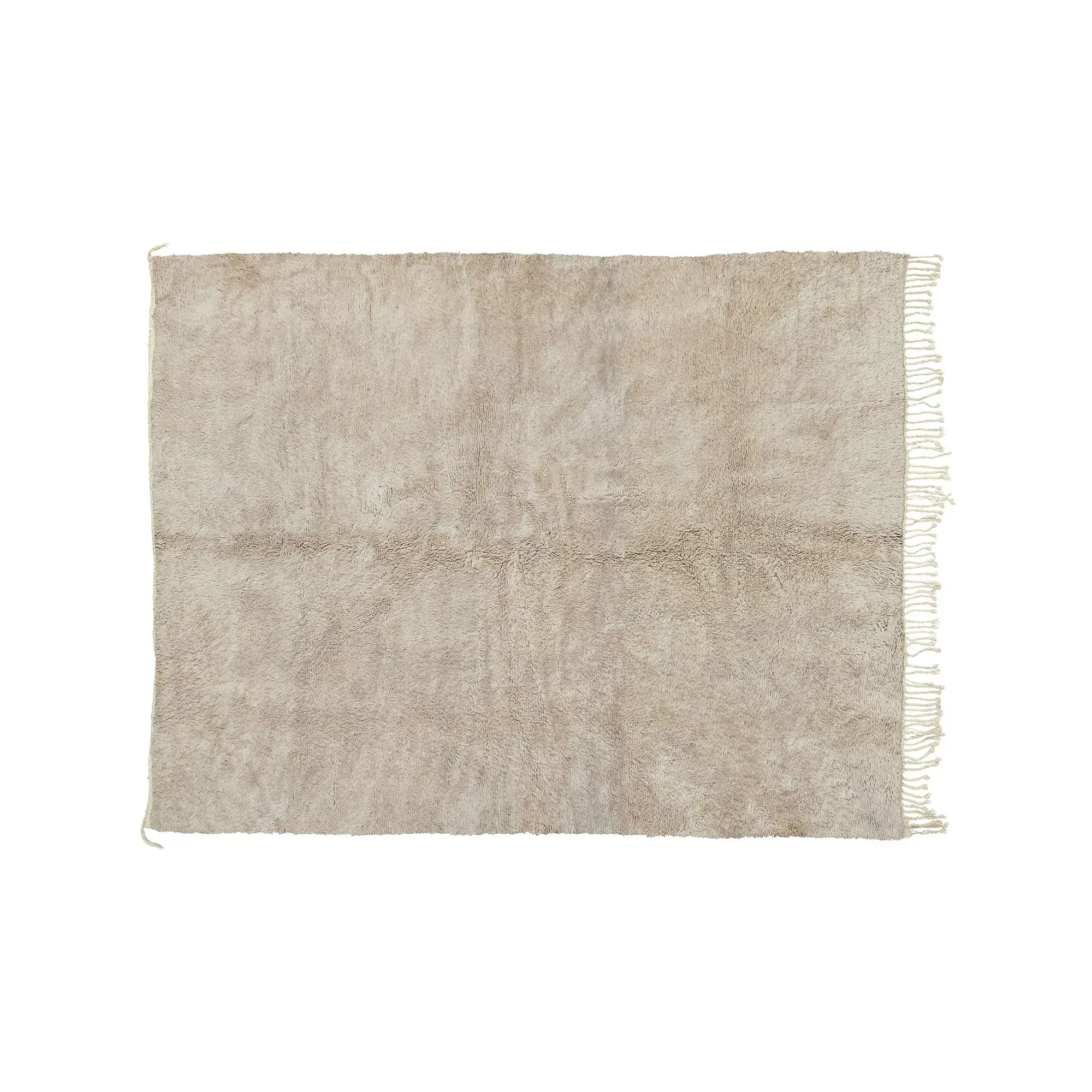 Nayla Natural Wool - Moroccan Beni Ouarain rug