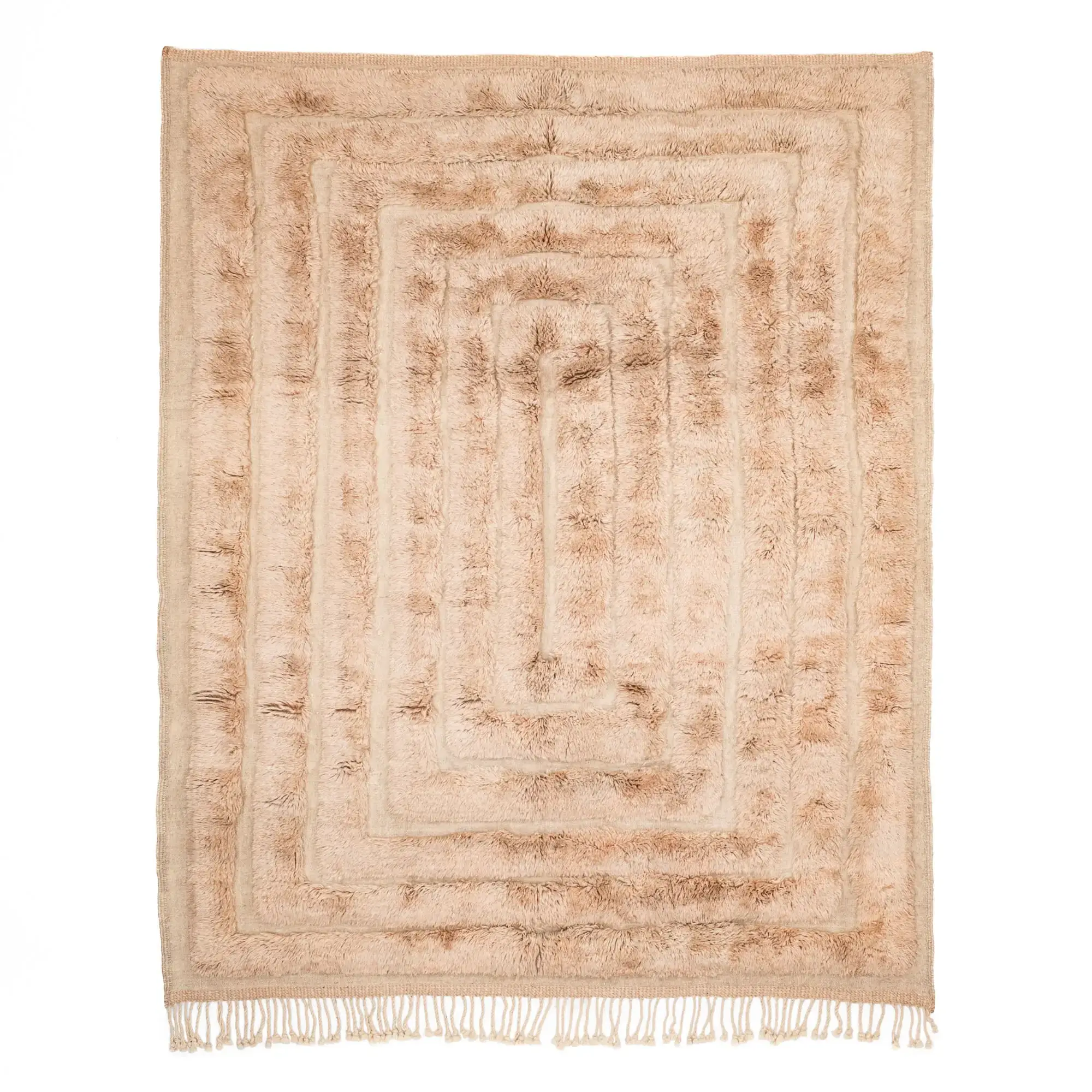 Soft Geometry - Moroccan Beni Ouarain rug