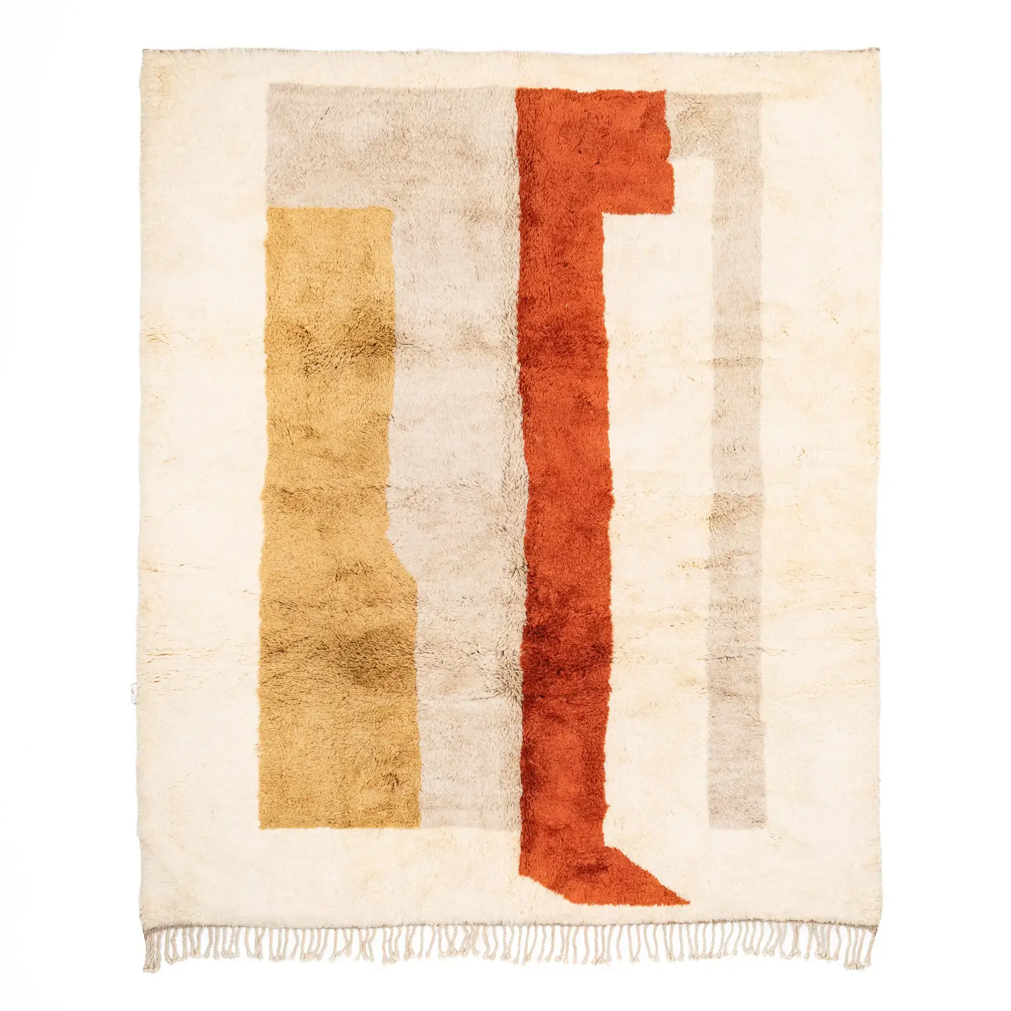 Abstract - Moroccan Beni Ouarain rug