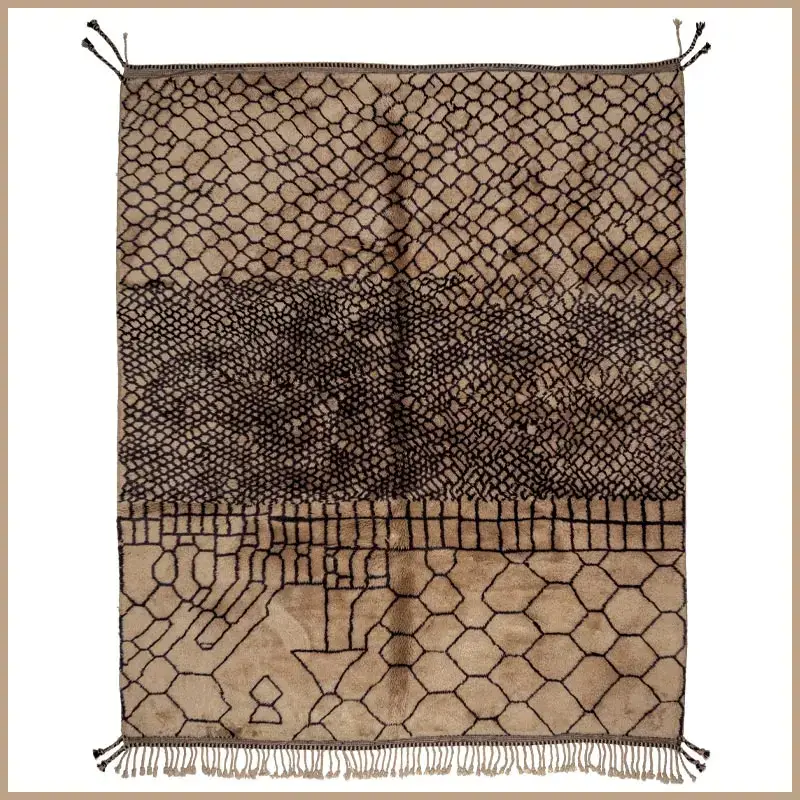 Arachné - Moroccan Beni Ouarain rug